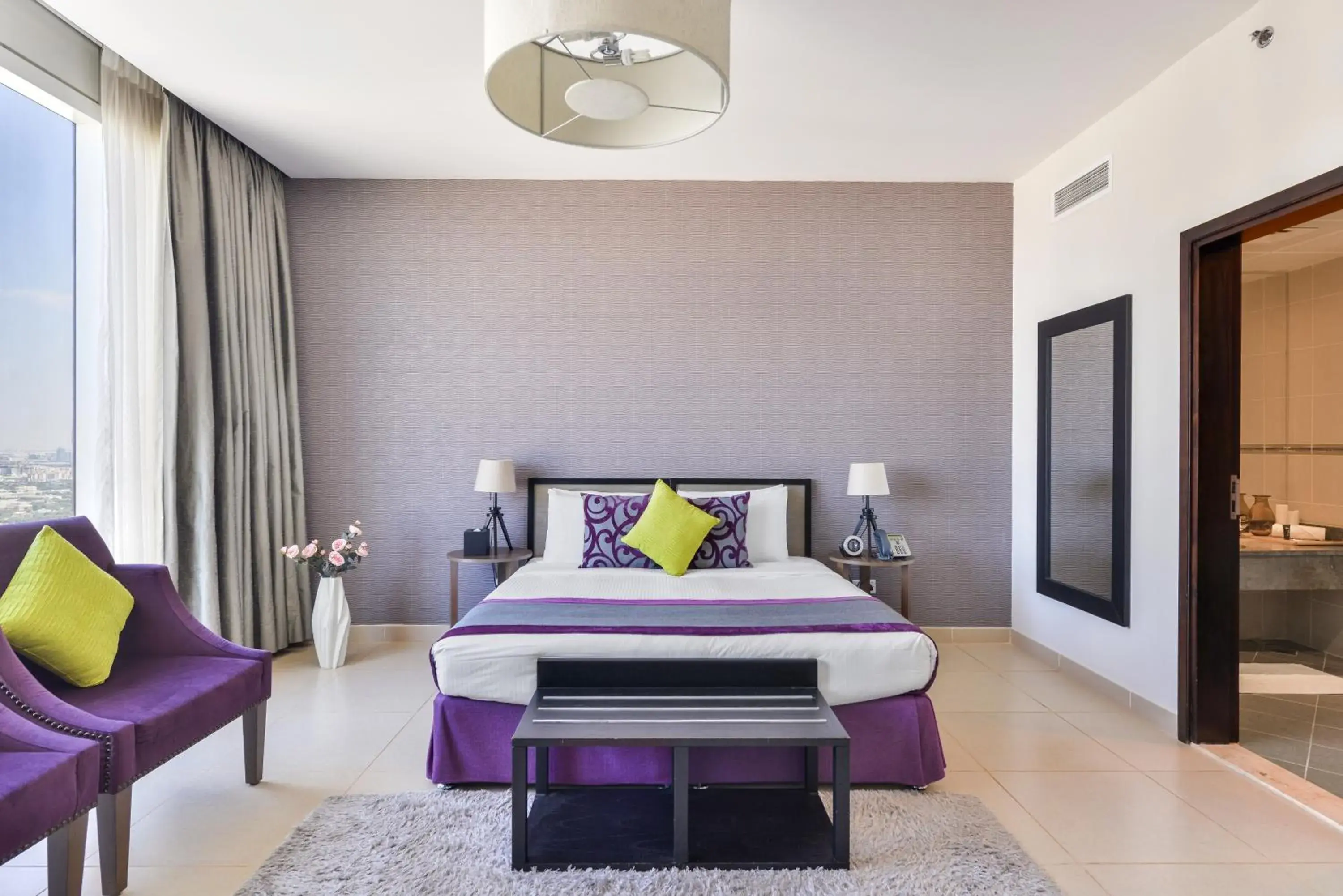 Bed in Nassima Tower Hotel Apartments Bed in Nassima Tower Hotel Apartments