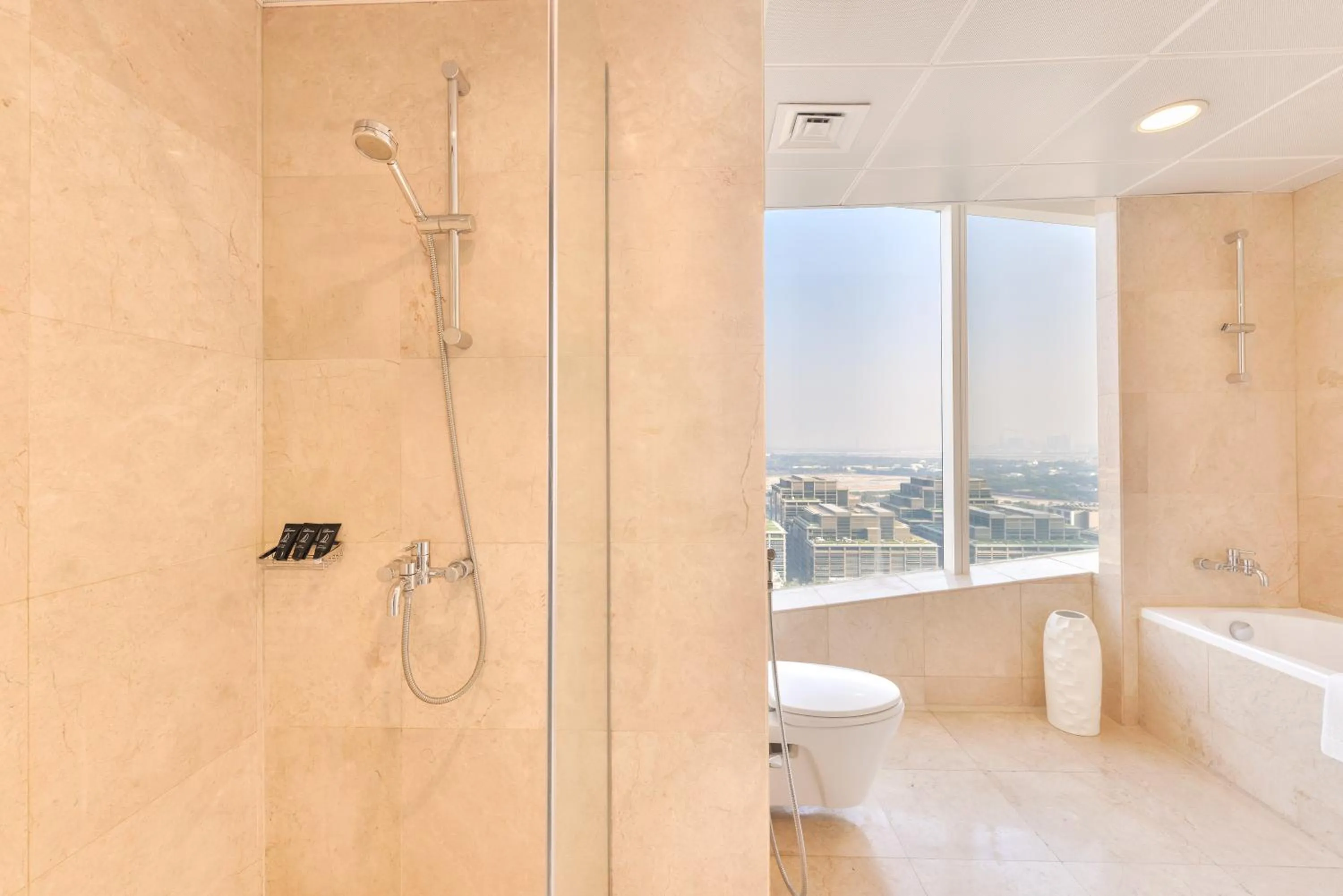 Bathroom in Nassima Tower Hotel Apartments