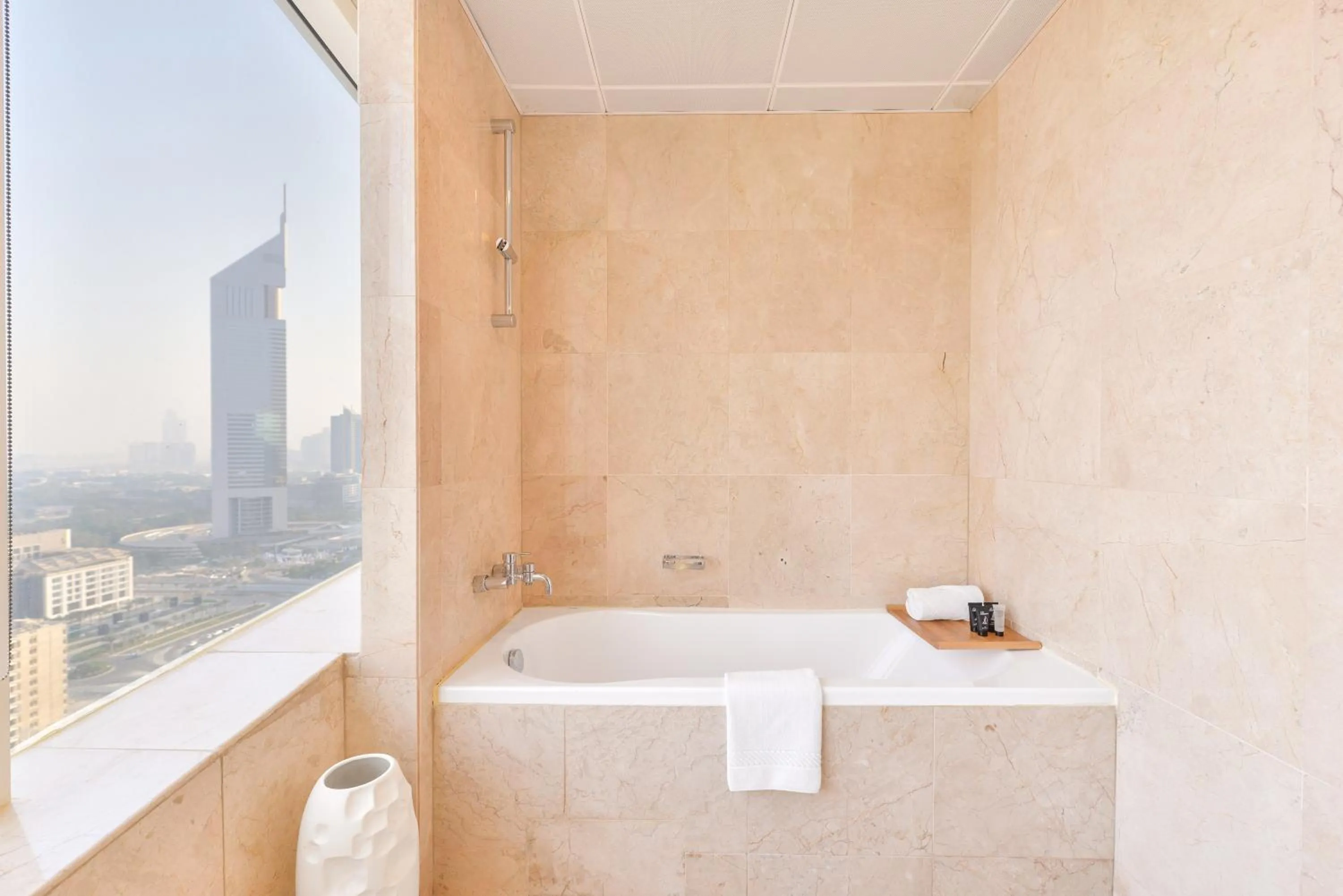 Bathroom in Nassima Tower Hotel Apartments