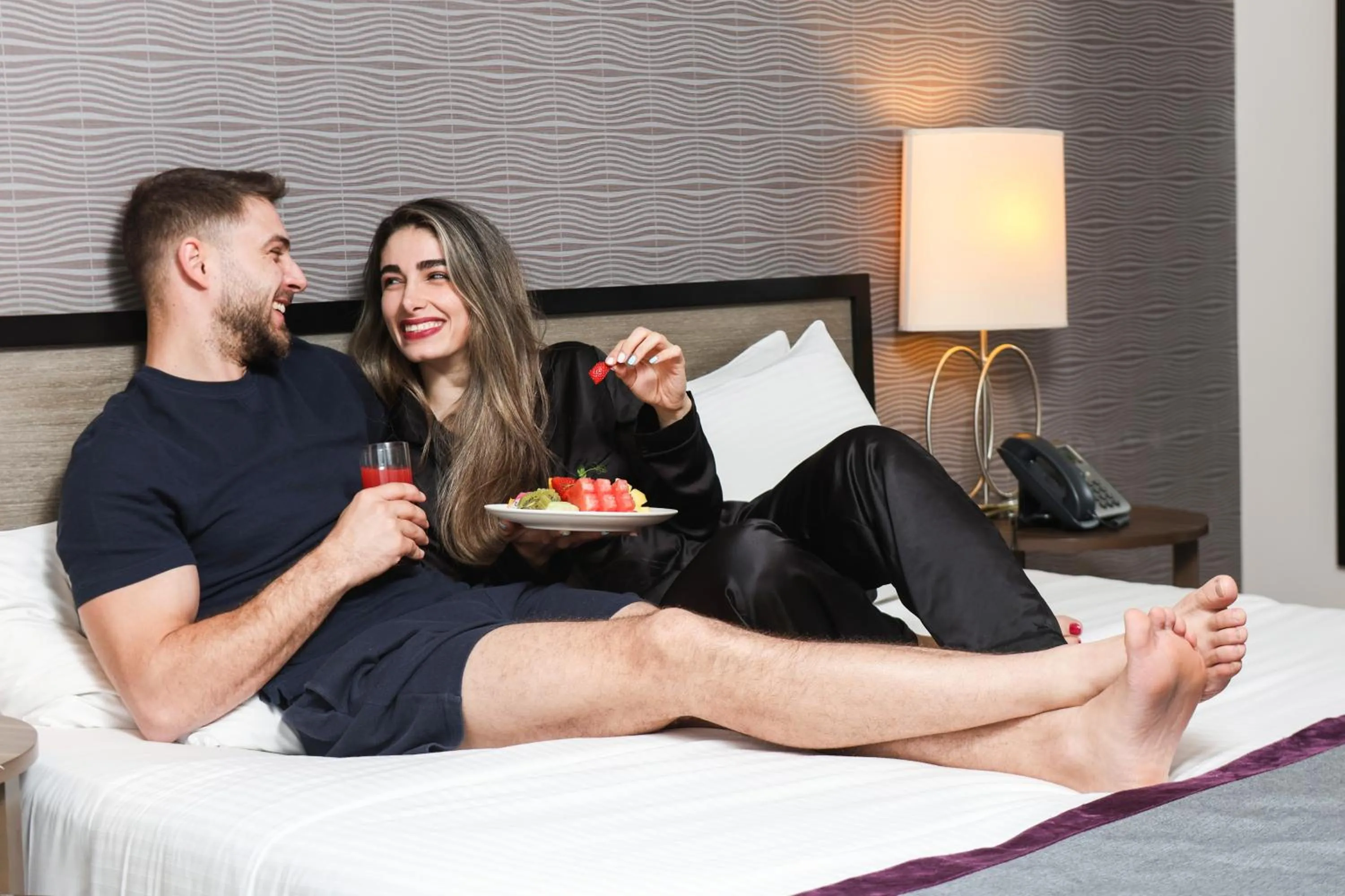 Bedroom, Bed in Nassima Tower Hotel Apartments