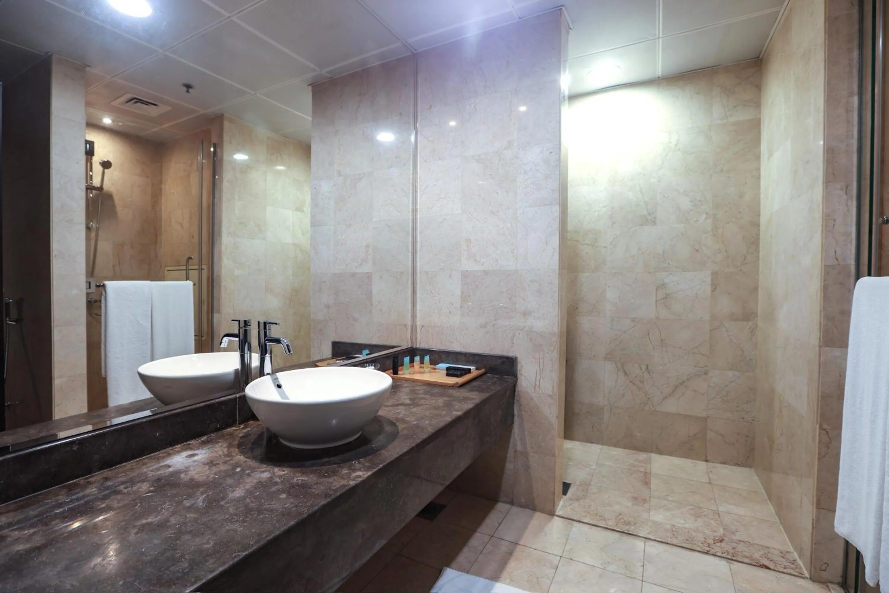 Bathroom in Nassima Tower Hotel Apartments