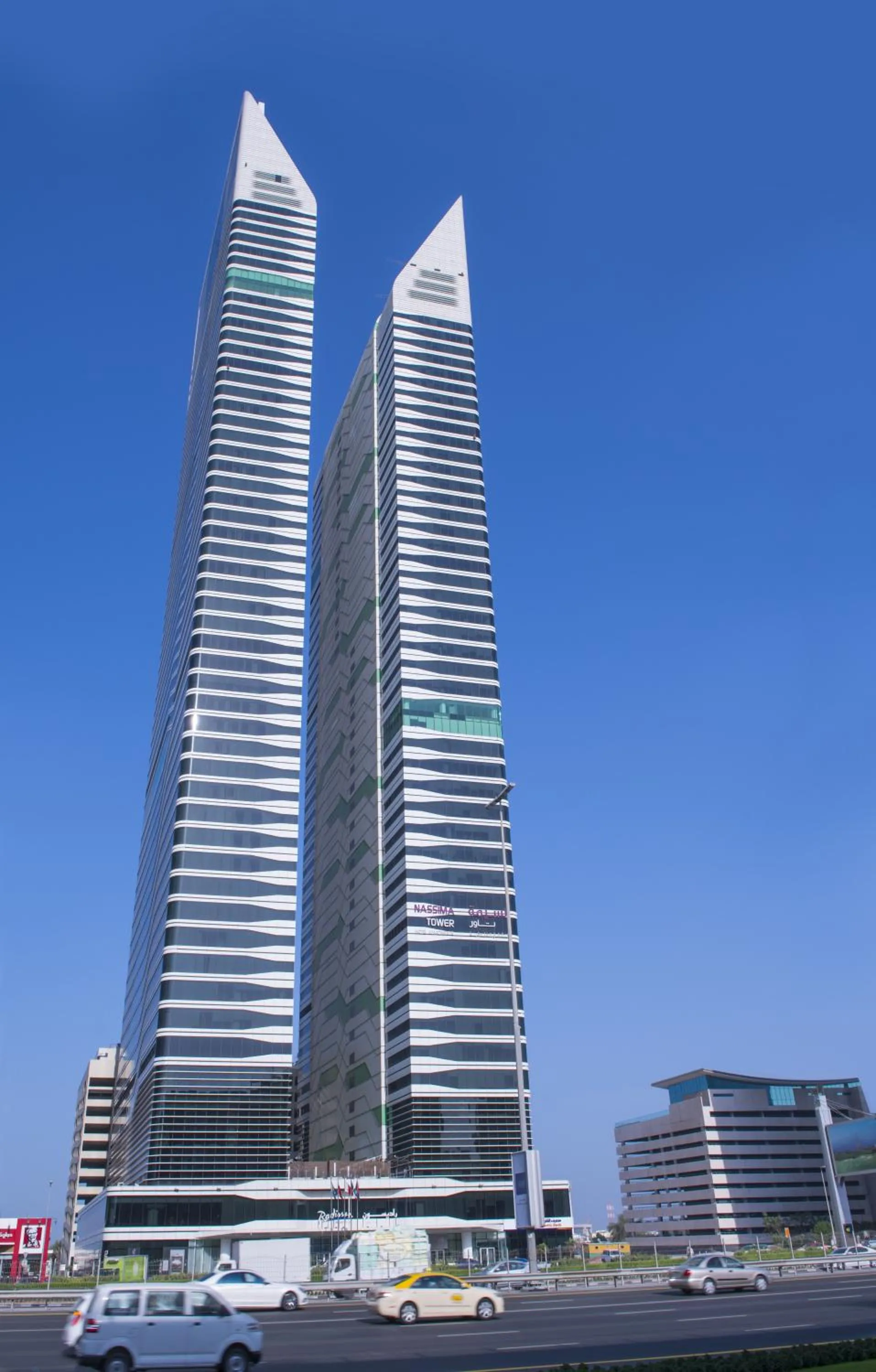 Property building in Nassima Tower Hotel Apartments