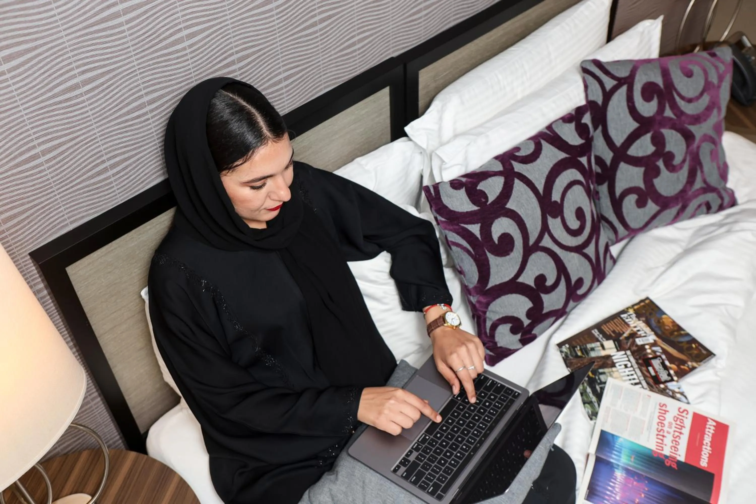 Bedroom, Bed in Nassima Tower Hotel Apartments