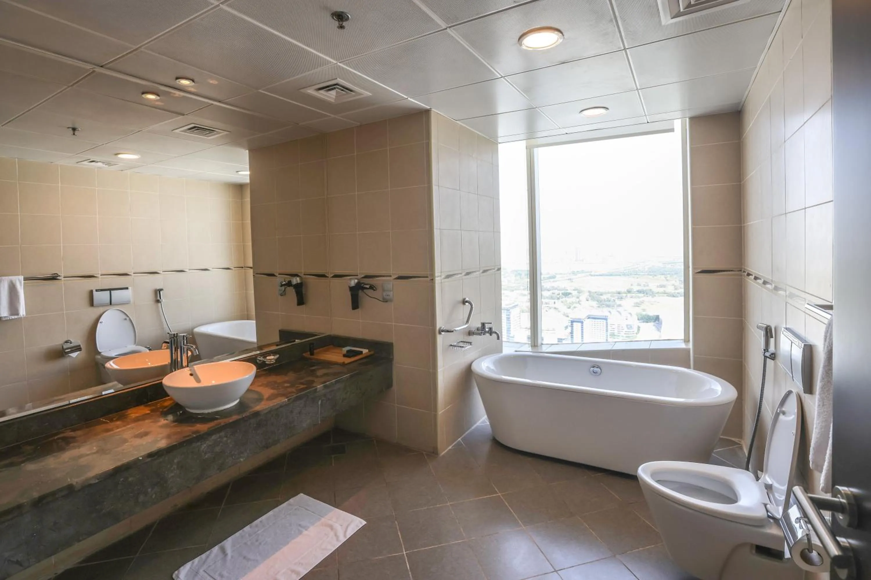 Bathroom in Nassima Tower Hotel Apartments