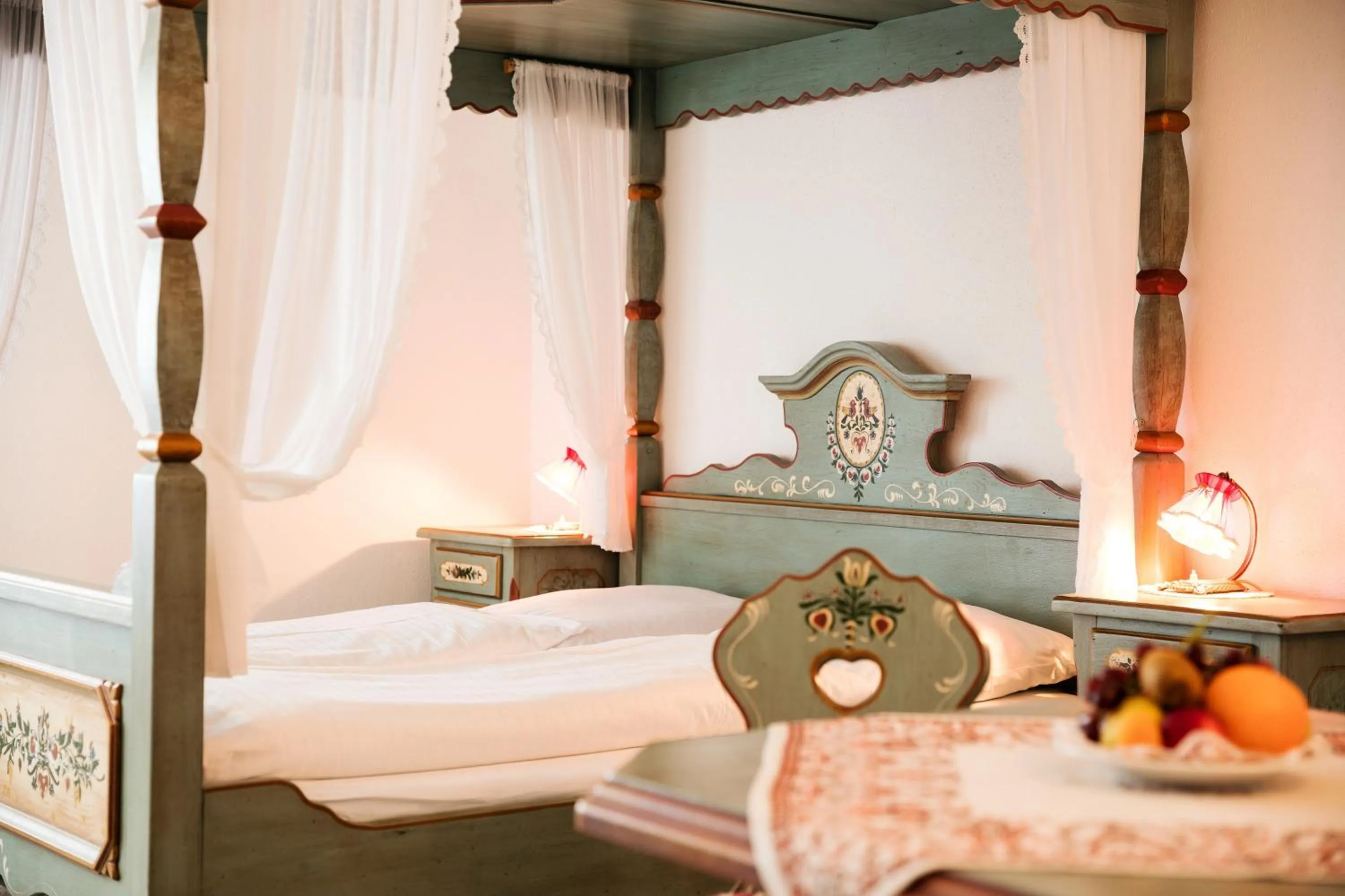 Bedroom, Bed in Sattelbogener Hof