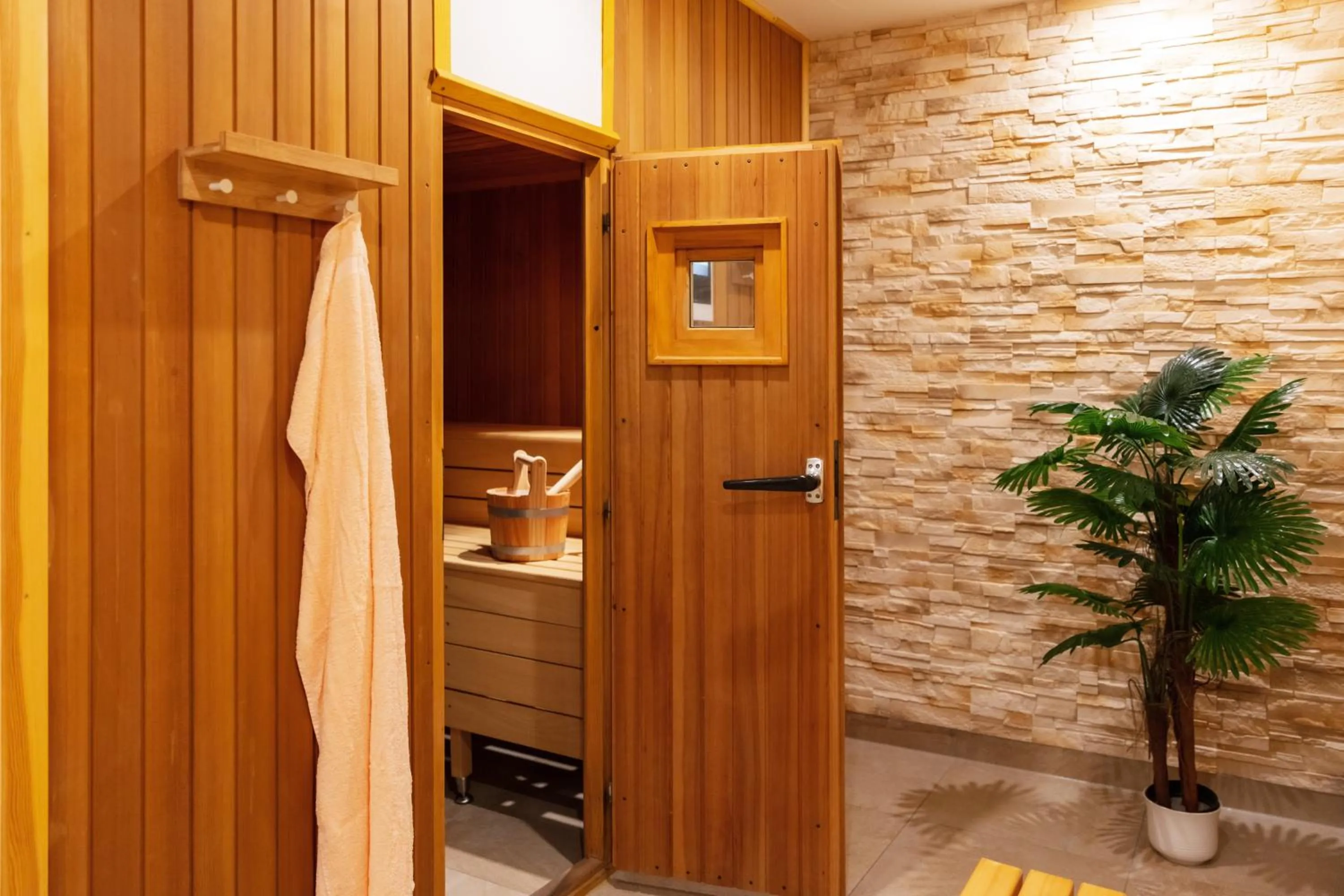 Sauna in Sattelbogener Hof