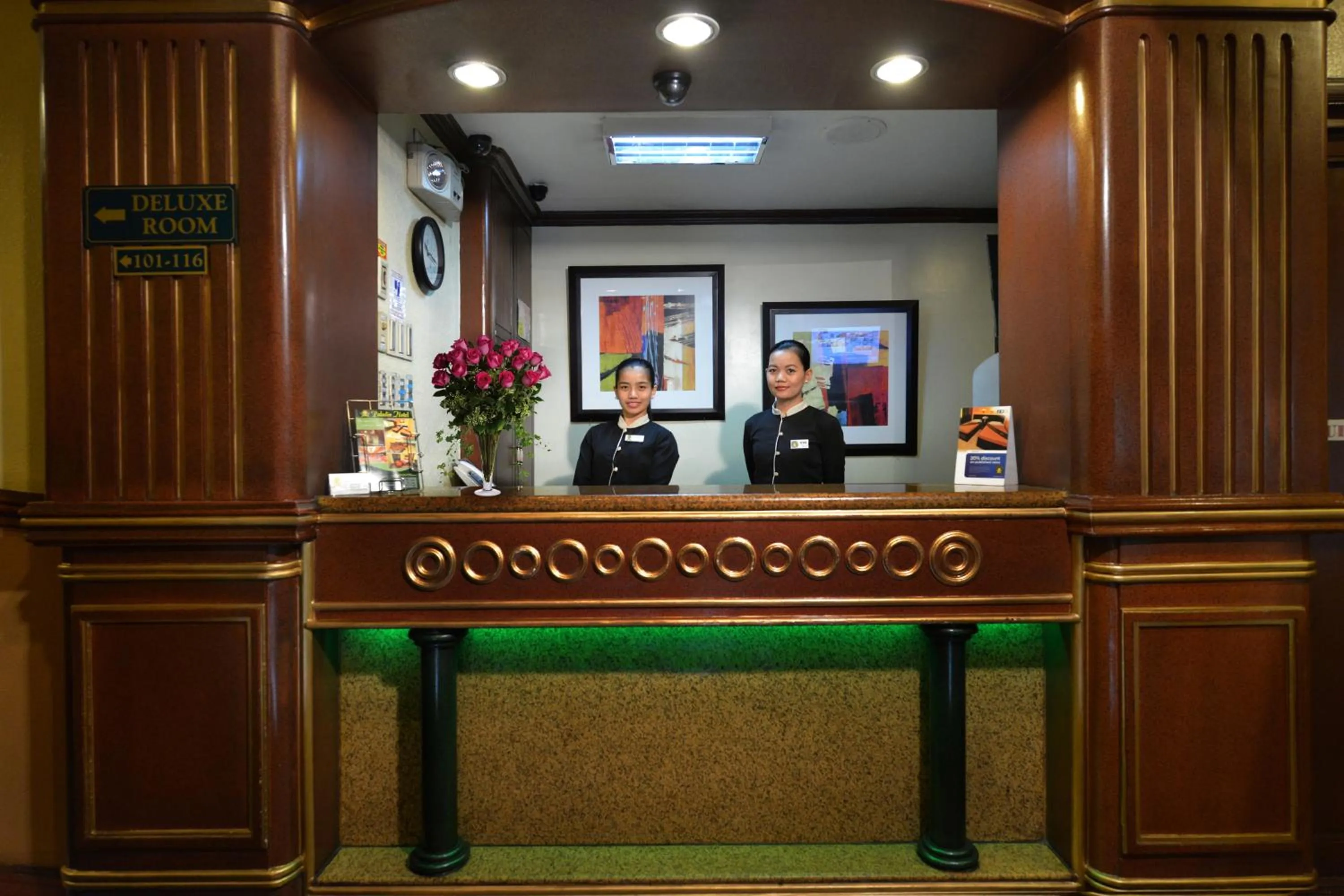 Lobby or reception in Paladin Hotel