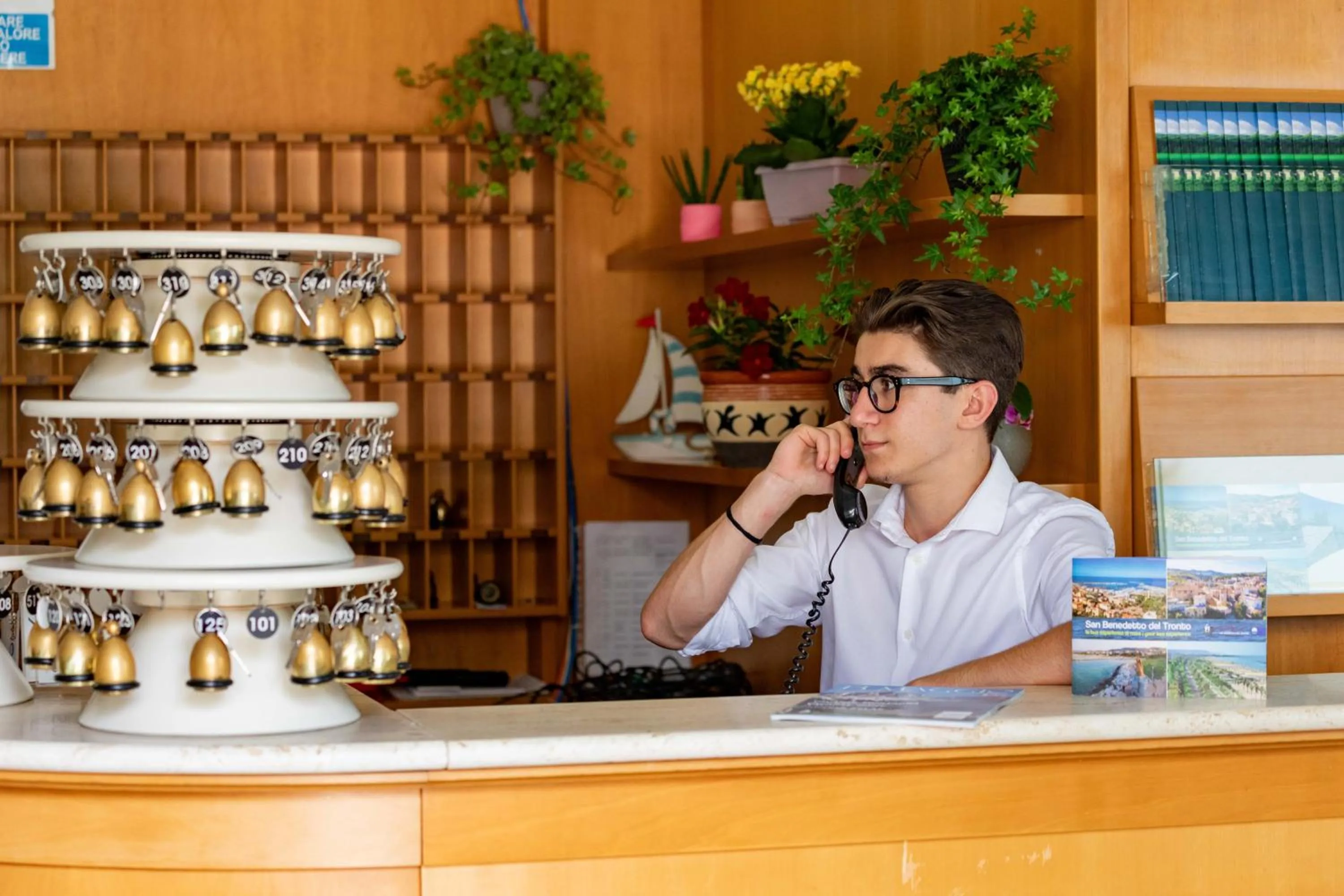 Lobby or reception in Centro Vacanze Domus M.G.