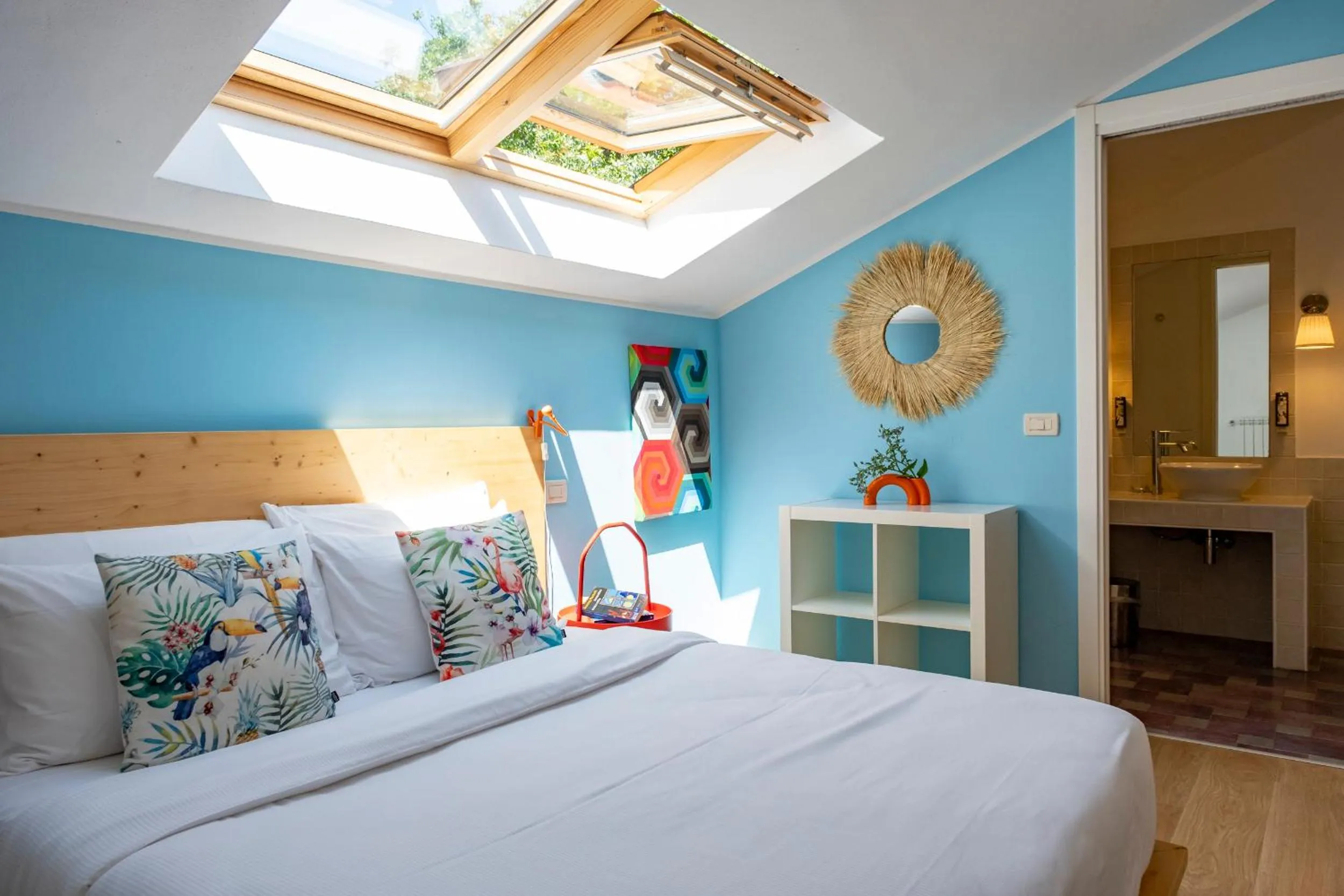 Bed in Villa Borgo Duino