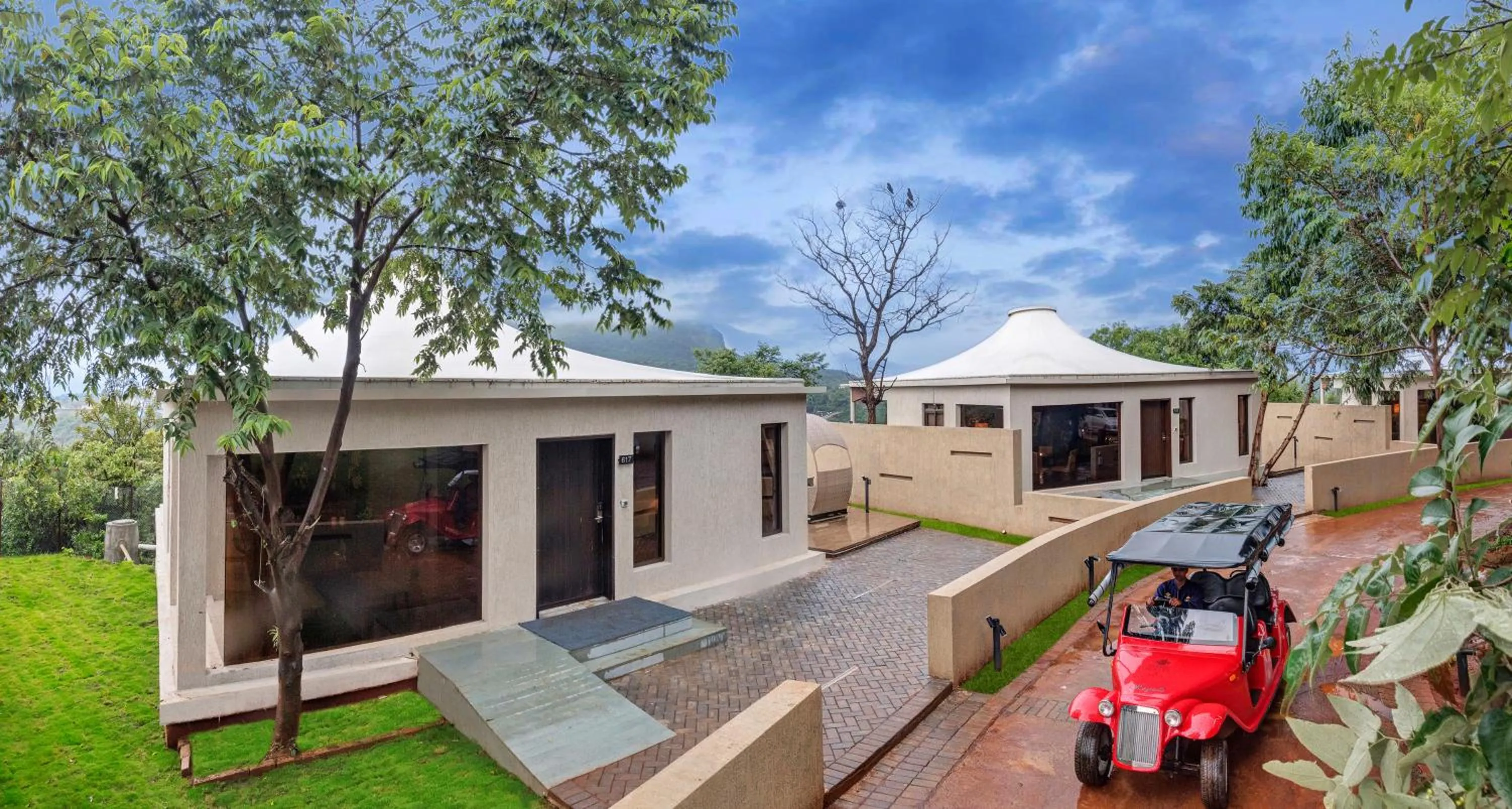 Property building in Aveda Suites at Aamby Valley city