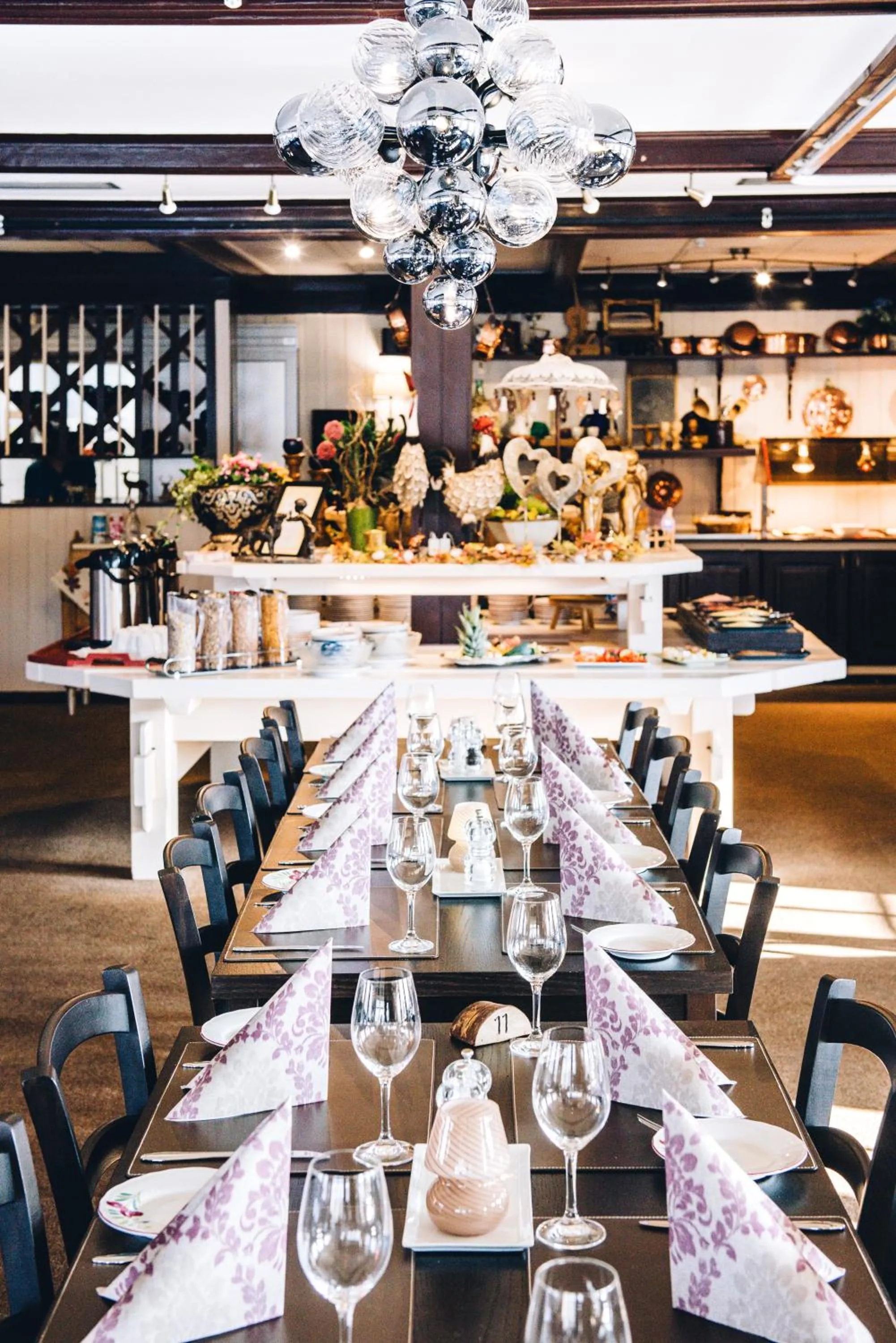 Restaurant/places to eat in Vågslidtun Hotel