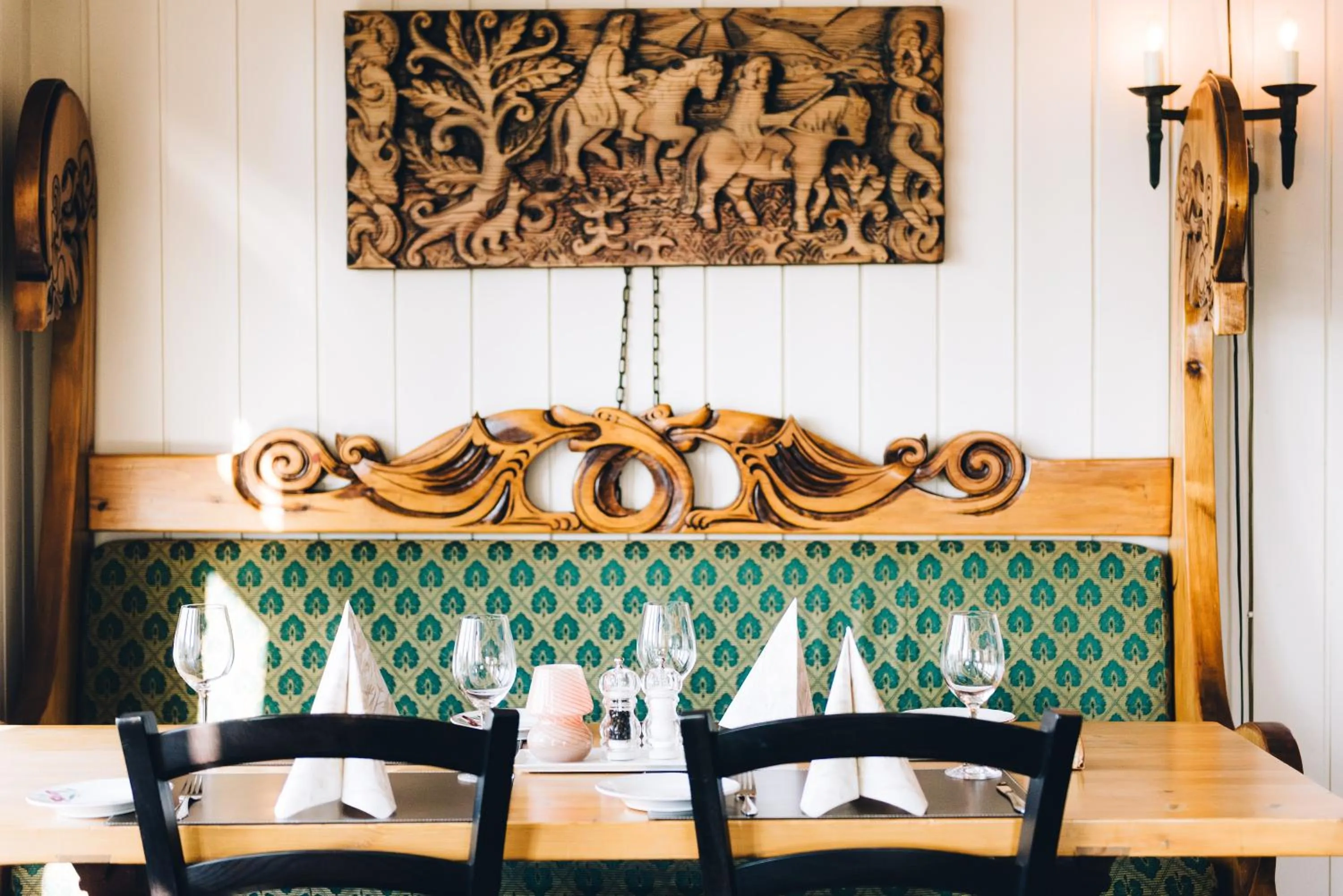 Restaurant/places to eat in Vågslidtun Hotel