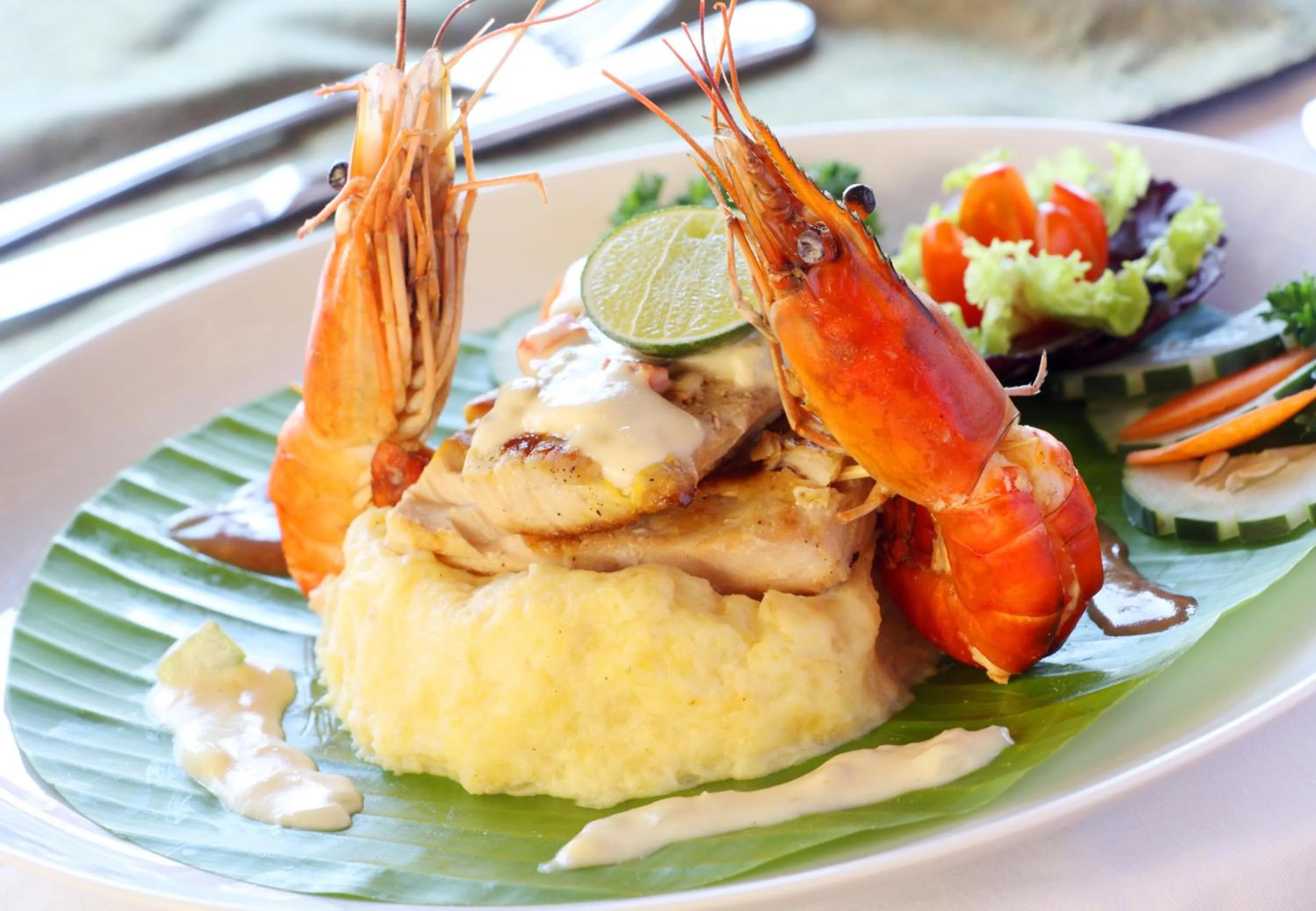 Food in Bali Seascape Beach Club