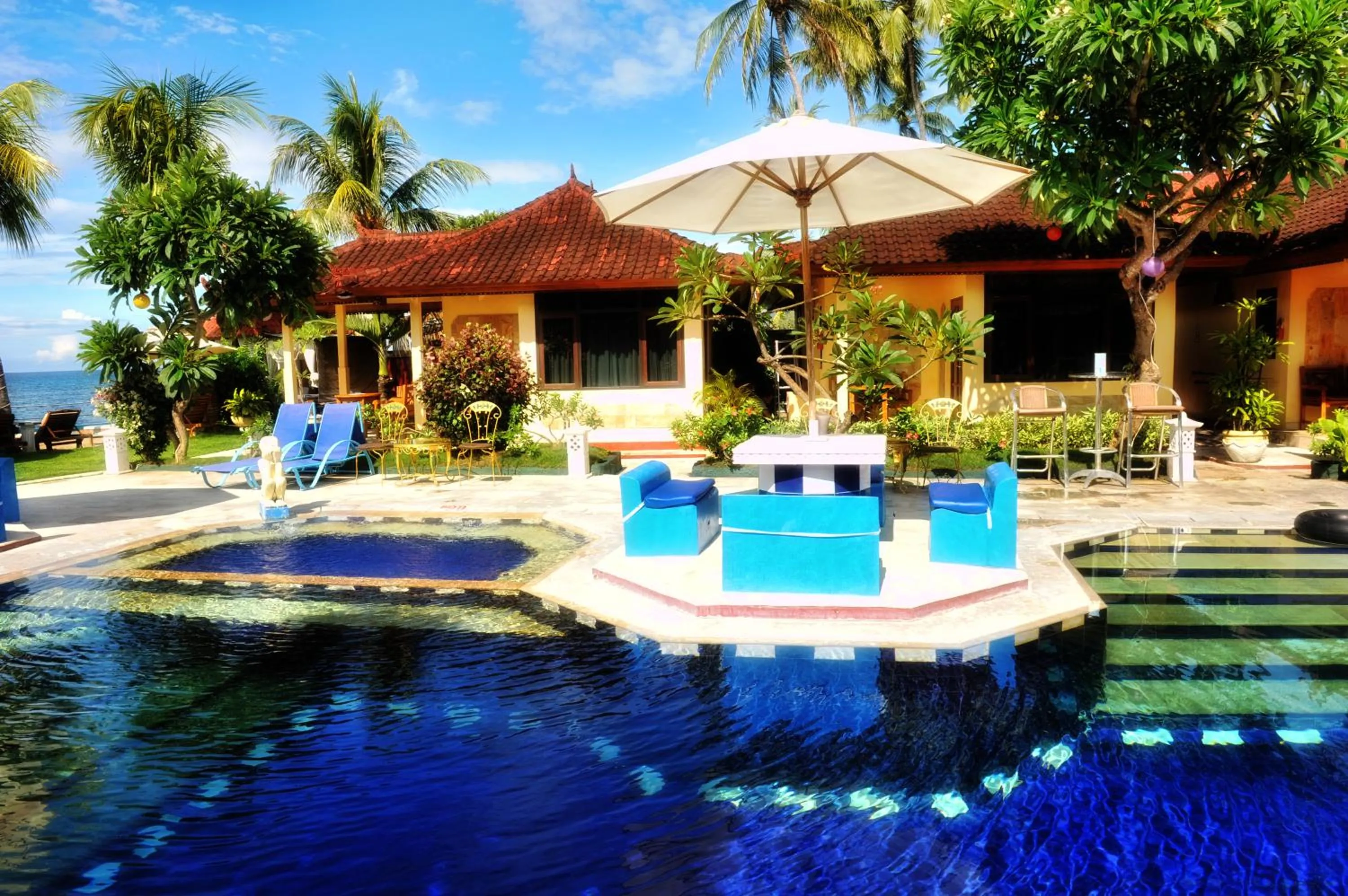 Patio in Bali Seascape Beach Club
