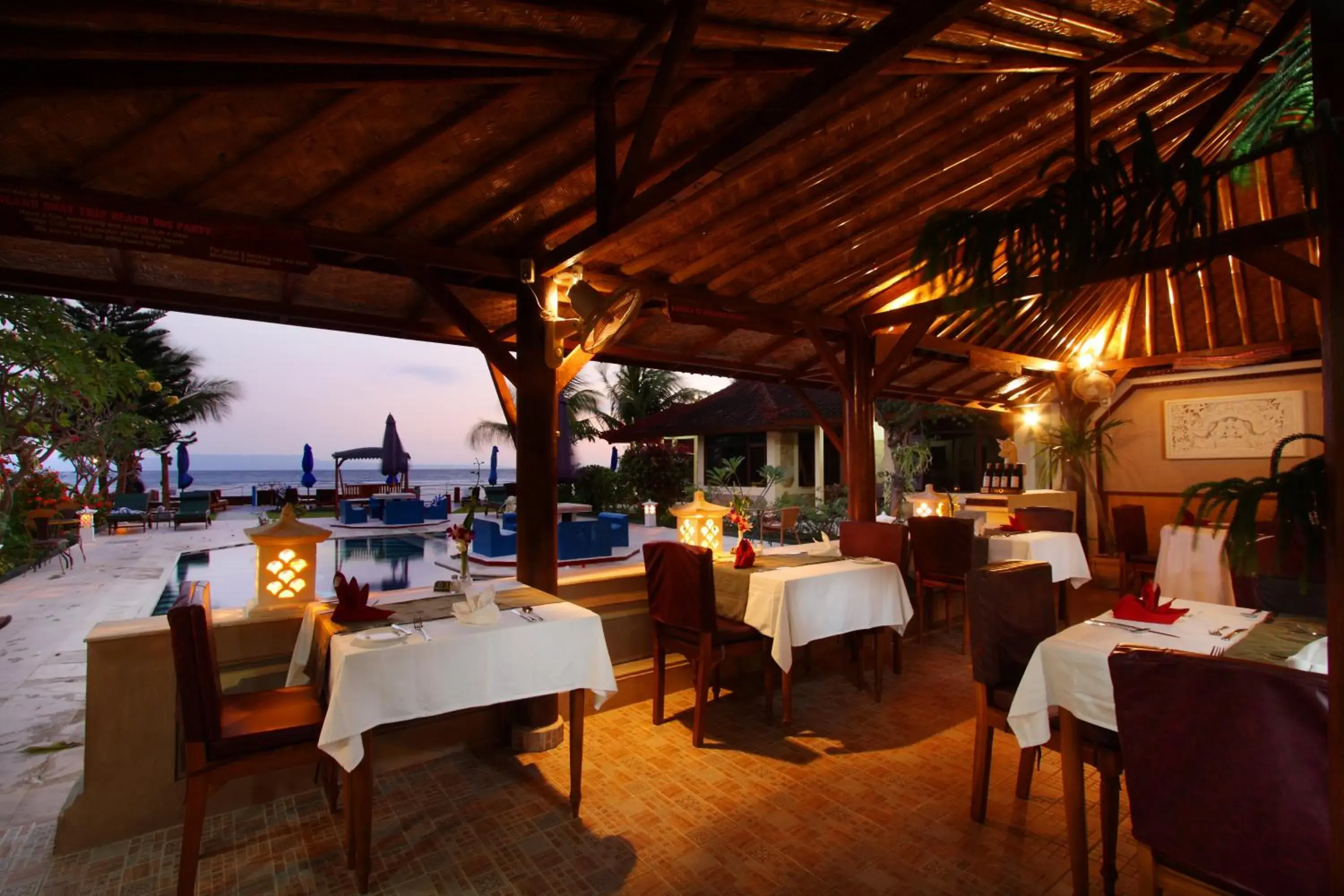 Restaurant/places to eat in Bali Seascape Beach Club Restaurant/places to eat in Bali Seascape Beach Club