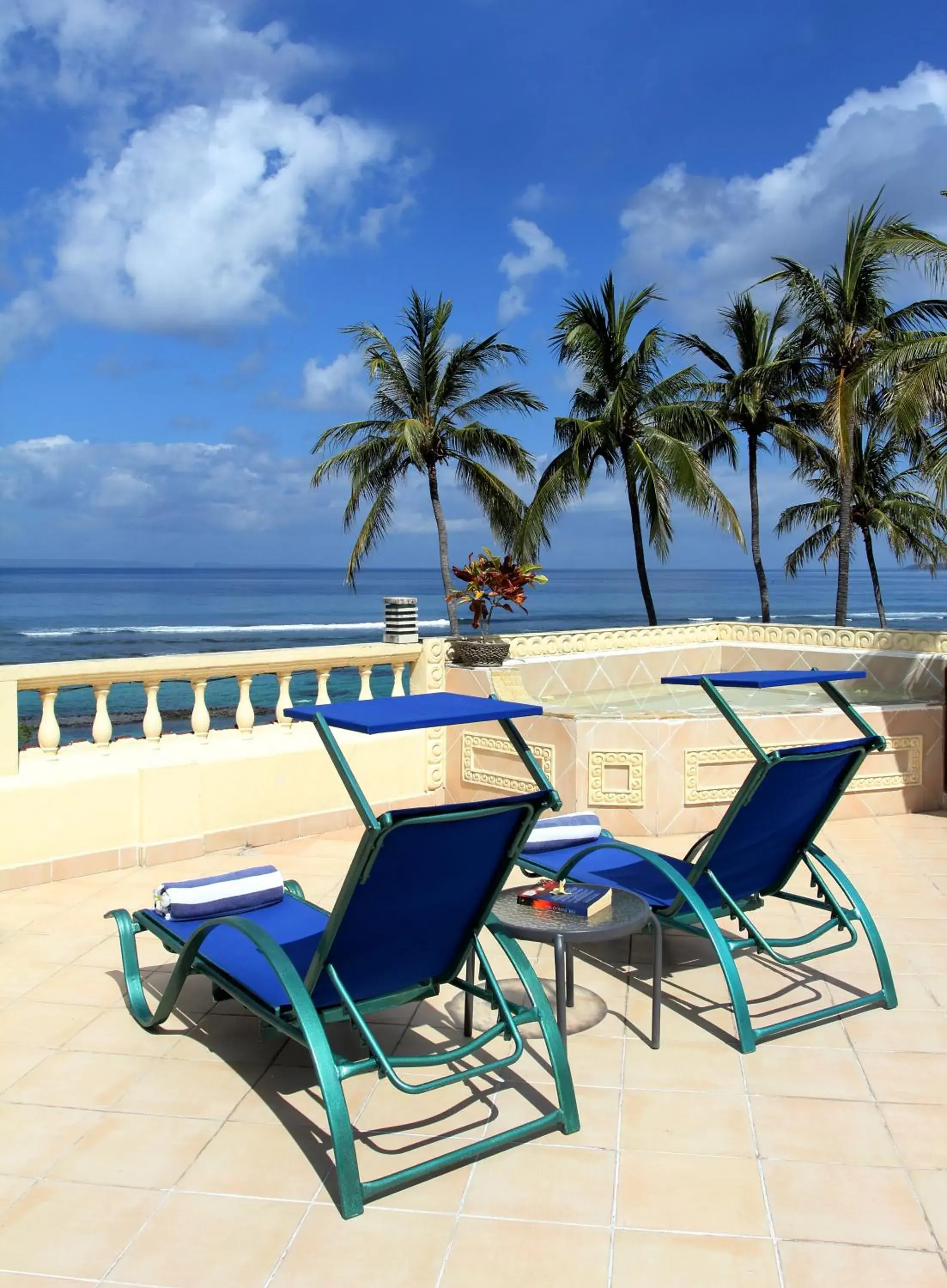 Bird's eye view in Bali Seascape Beach Club Bird's eye view in Bali Seascape Beach Club