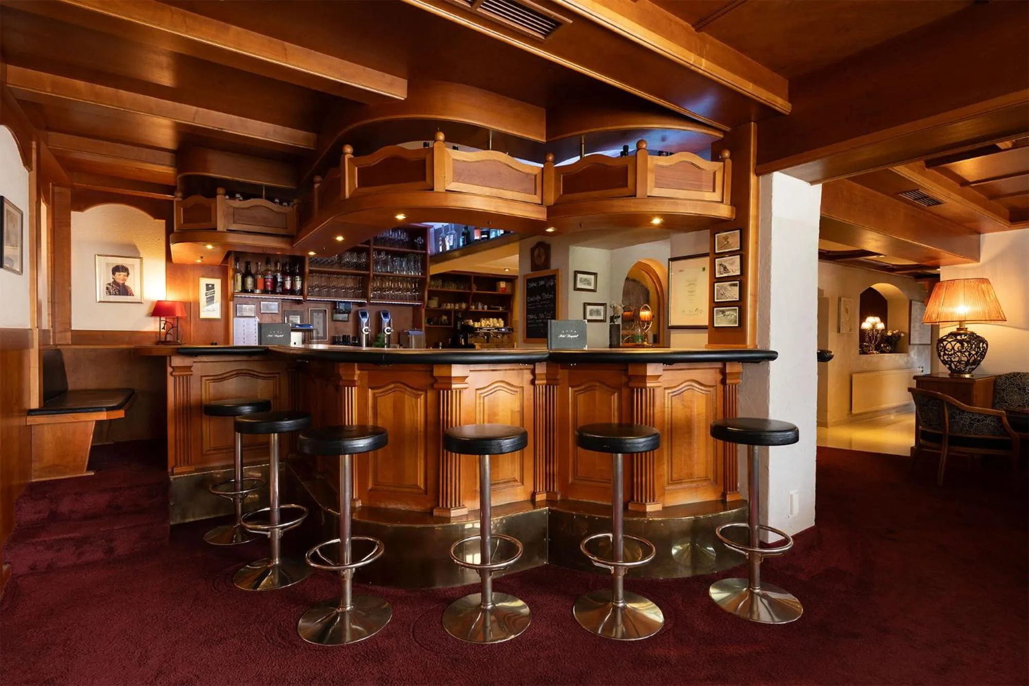 Lounge or bar in Hotel Burgstall