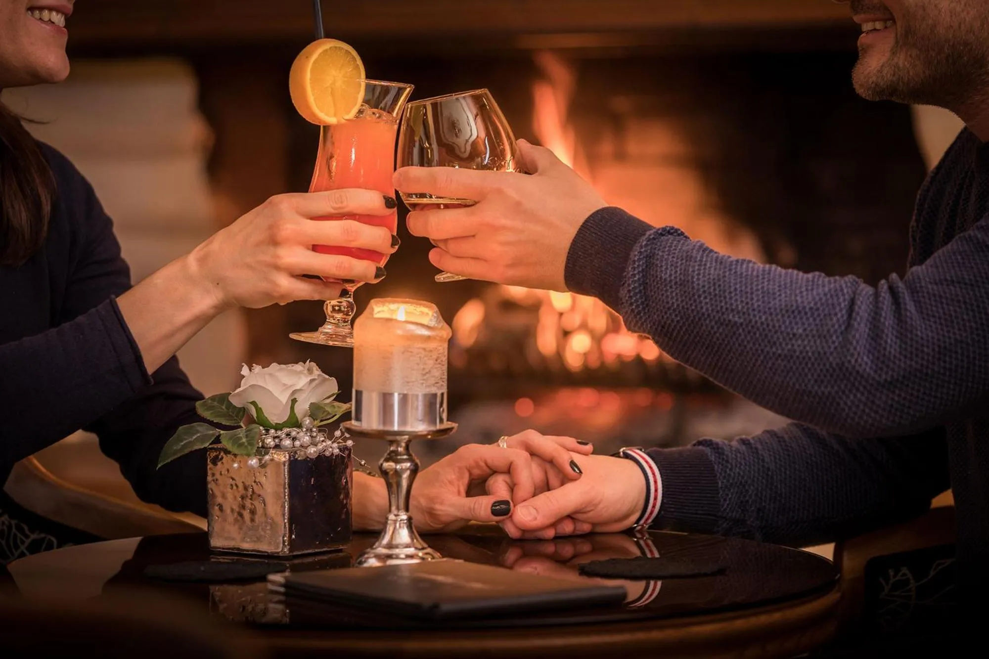 Lounge or bar in Hotel Burgstall