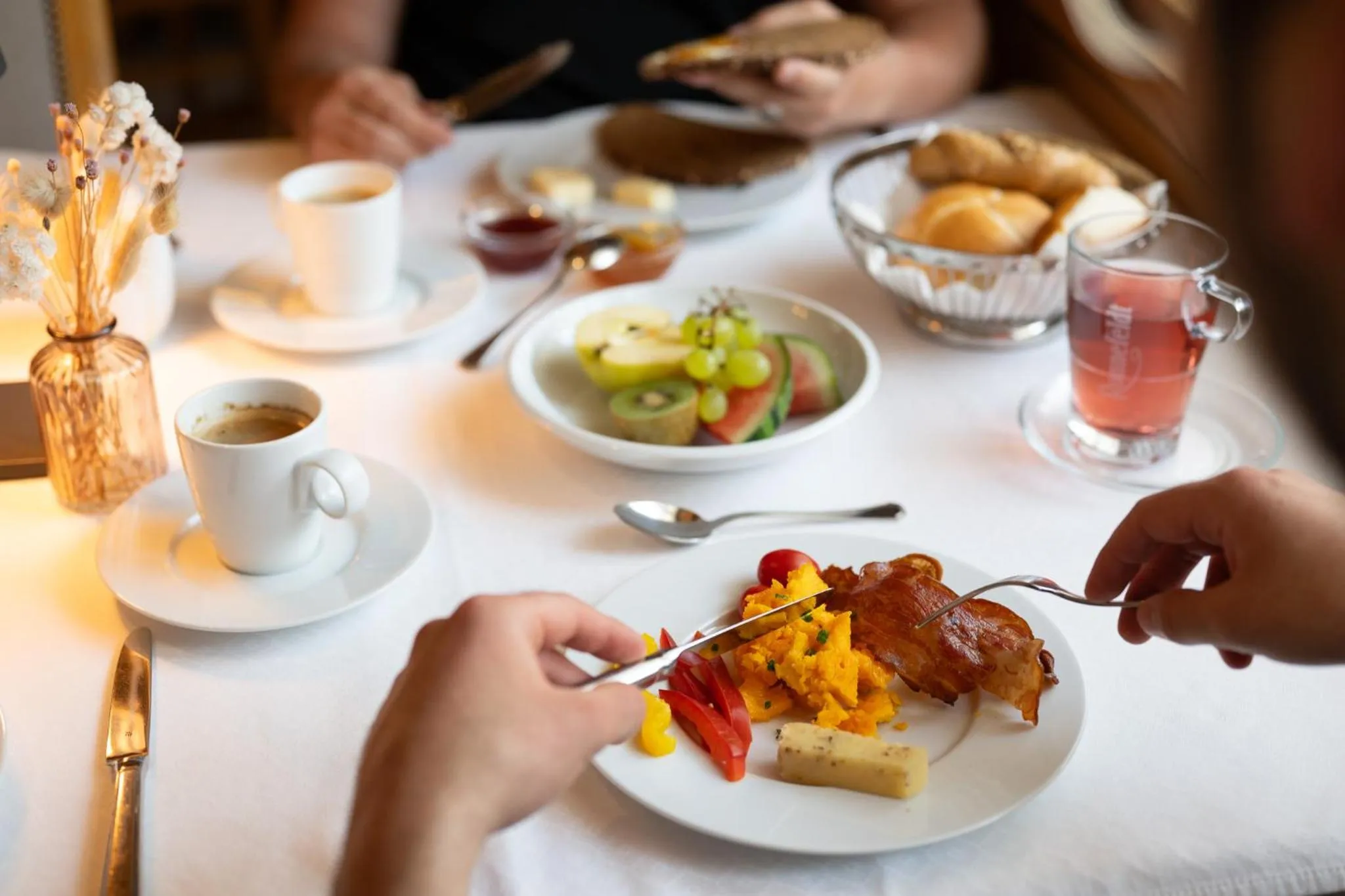 Breakfast in Hotel Burgstall