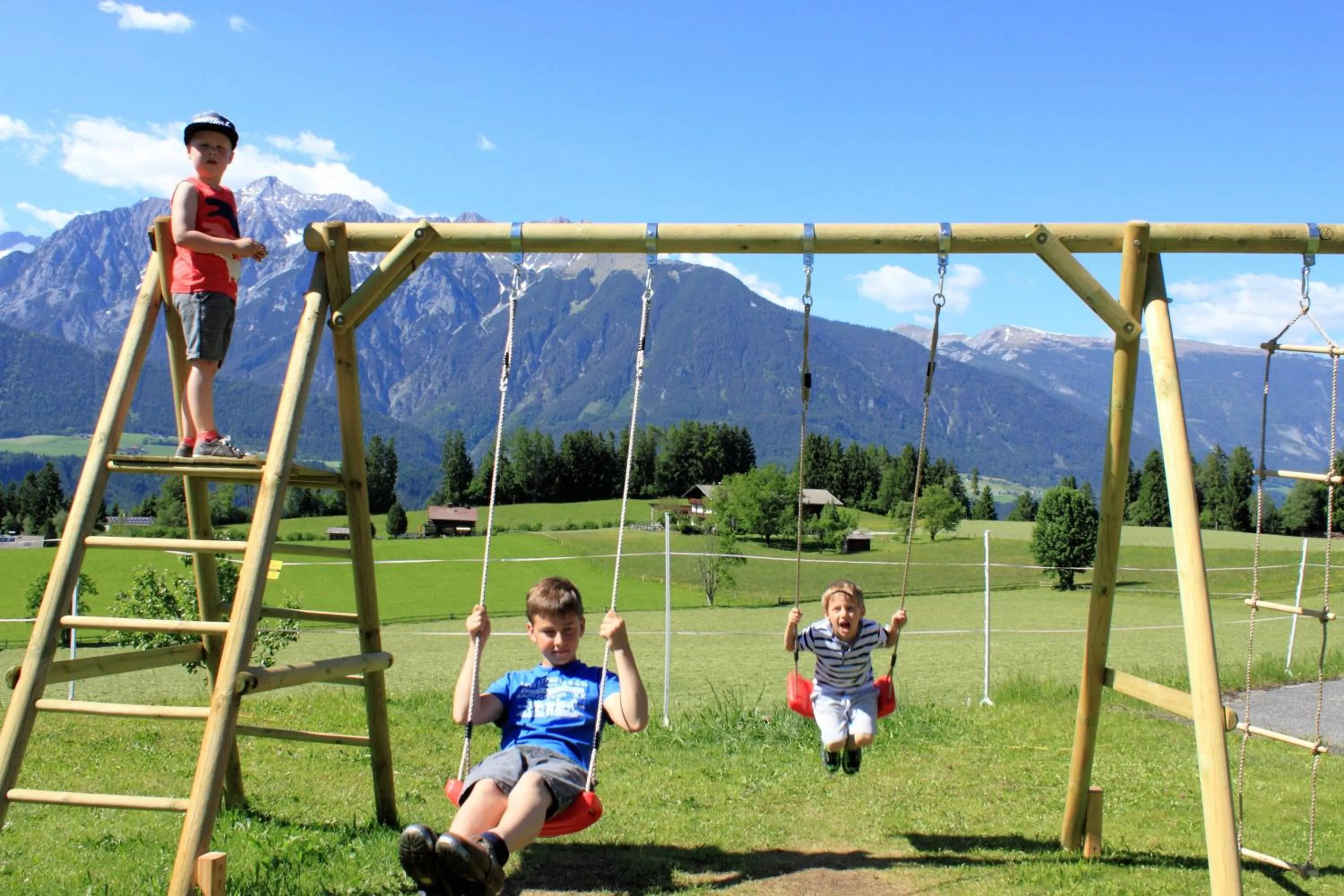 Children play ground in Huaberhof Weerberg