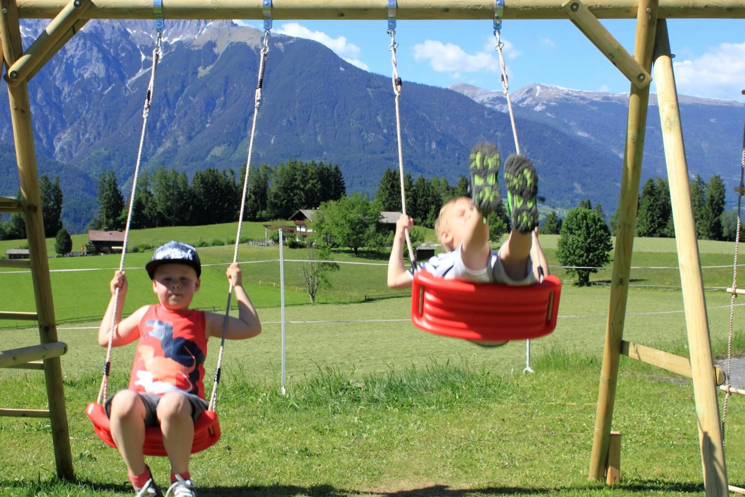 Children play ground in Huaberhof Weerberg