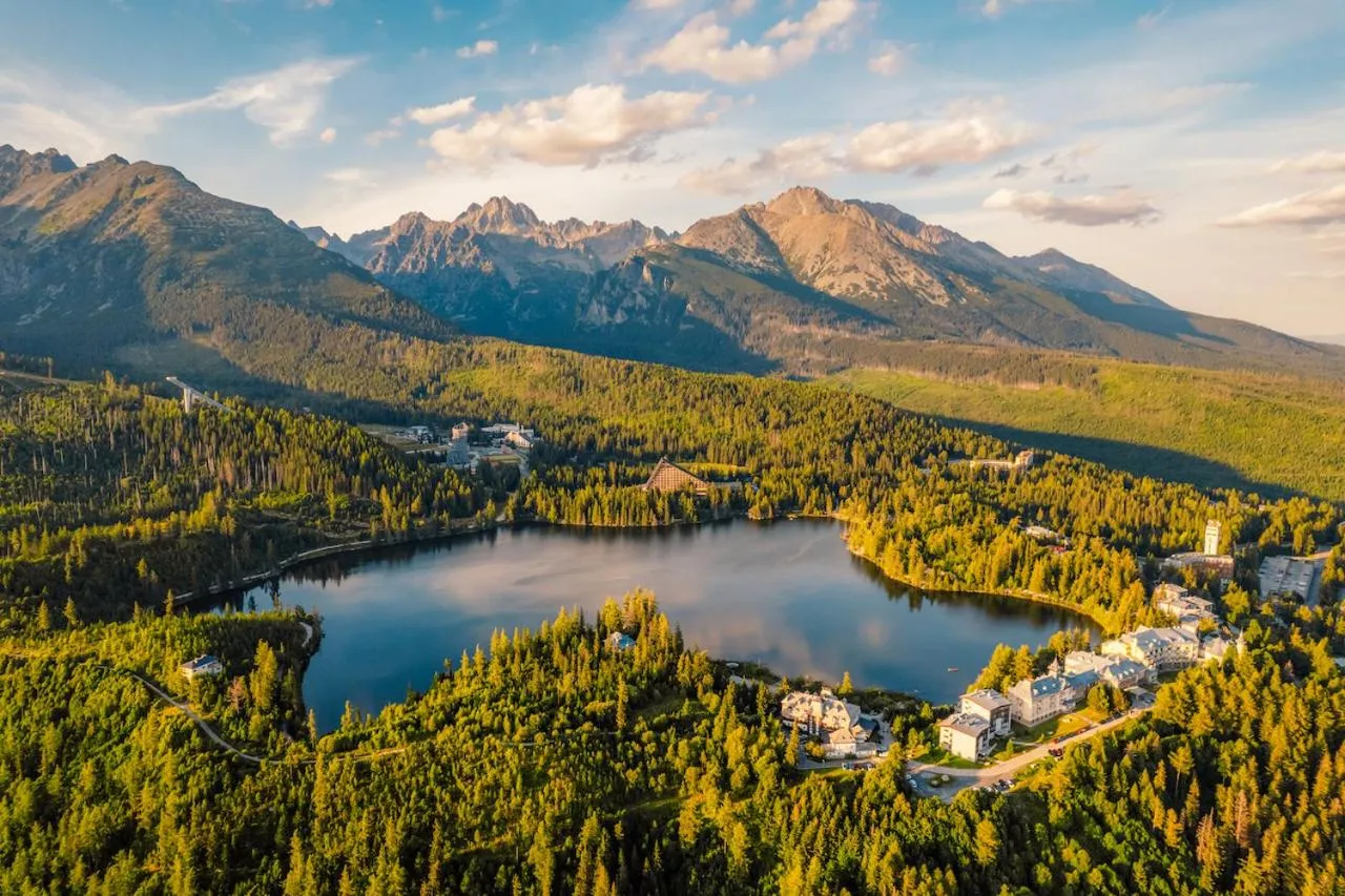 Bird's eye view in Hotel Solisko