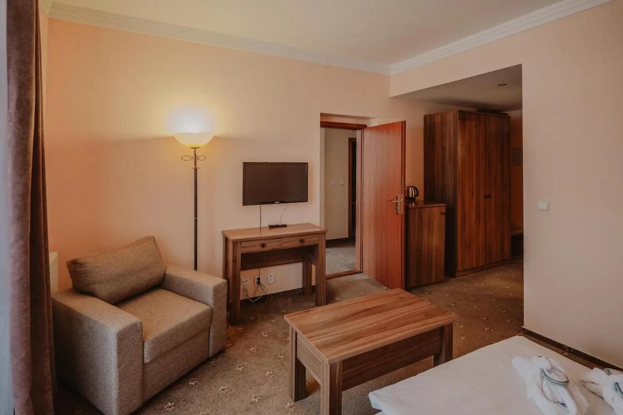 Bed in Hotel Solisko