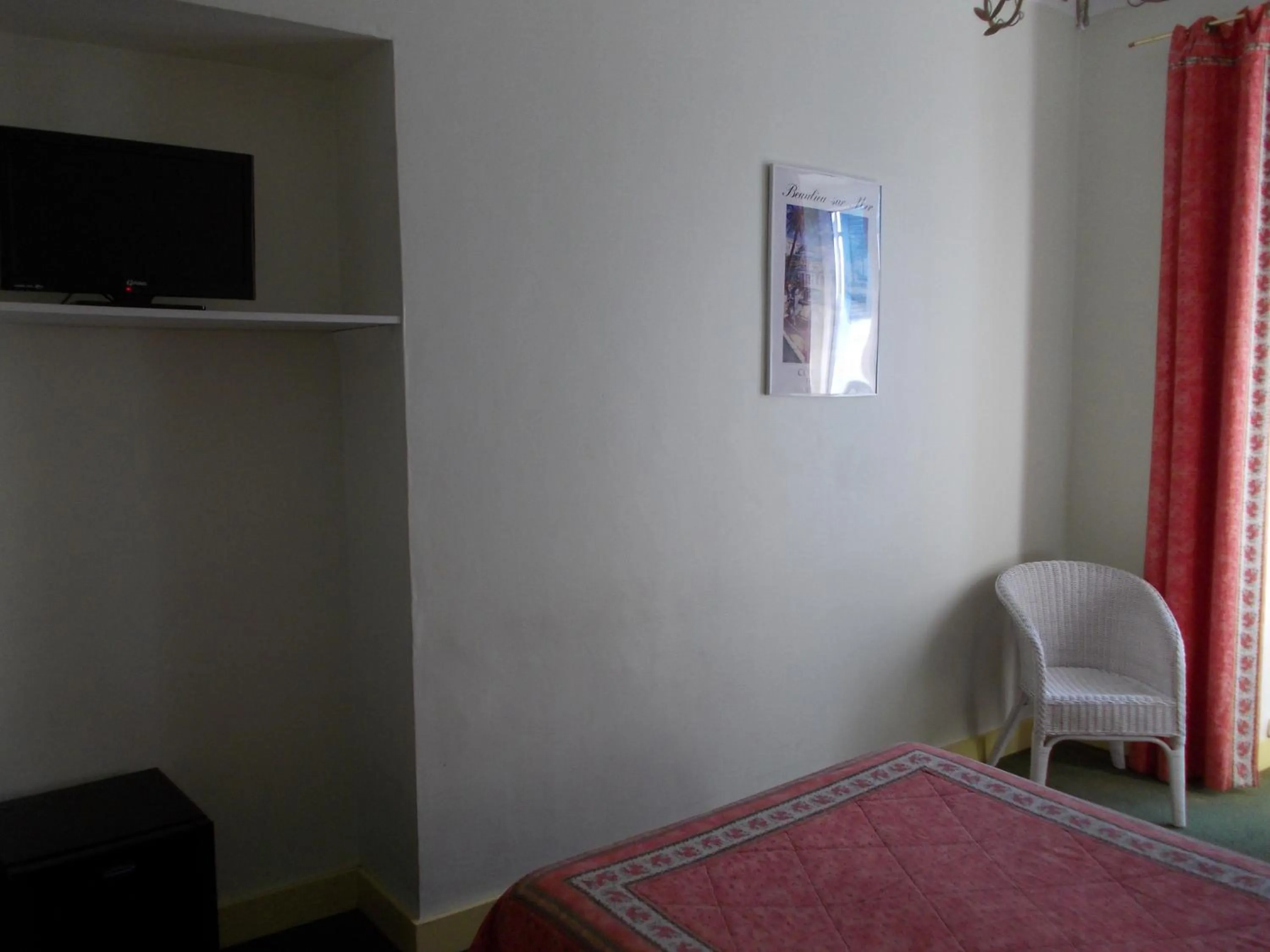Seating area, Bed in Hotel Marcellin