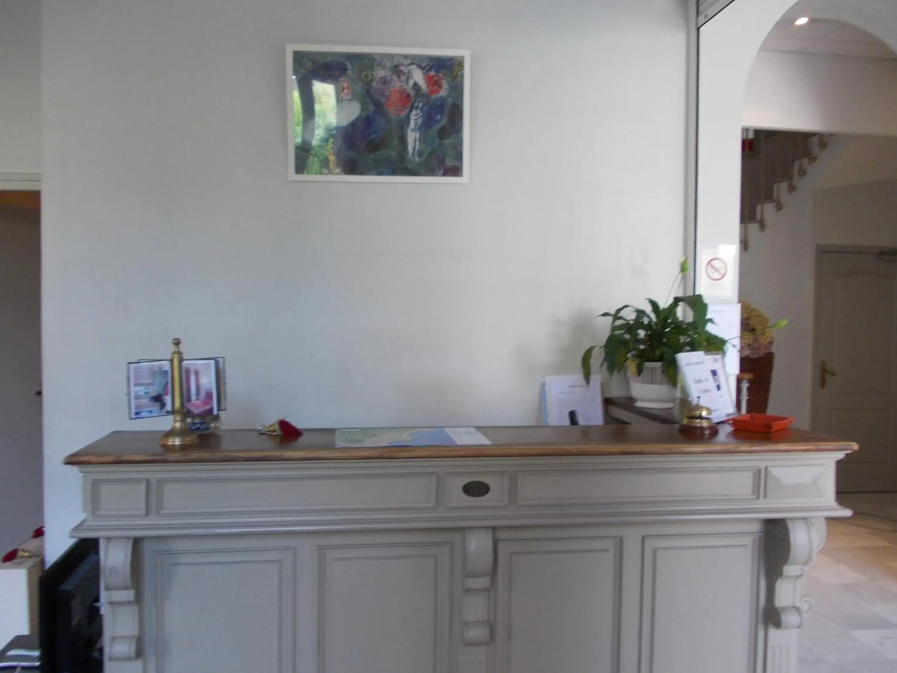 Lobby or reception in Hotel Marcellin Lobby or reception in Hotel Marcellin