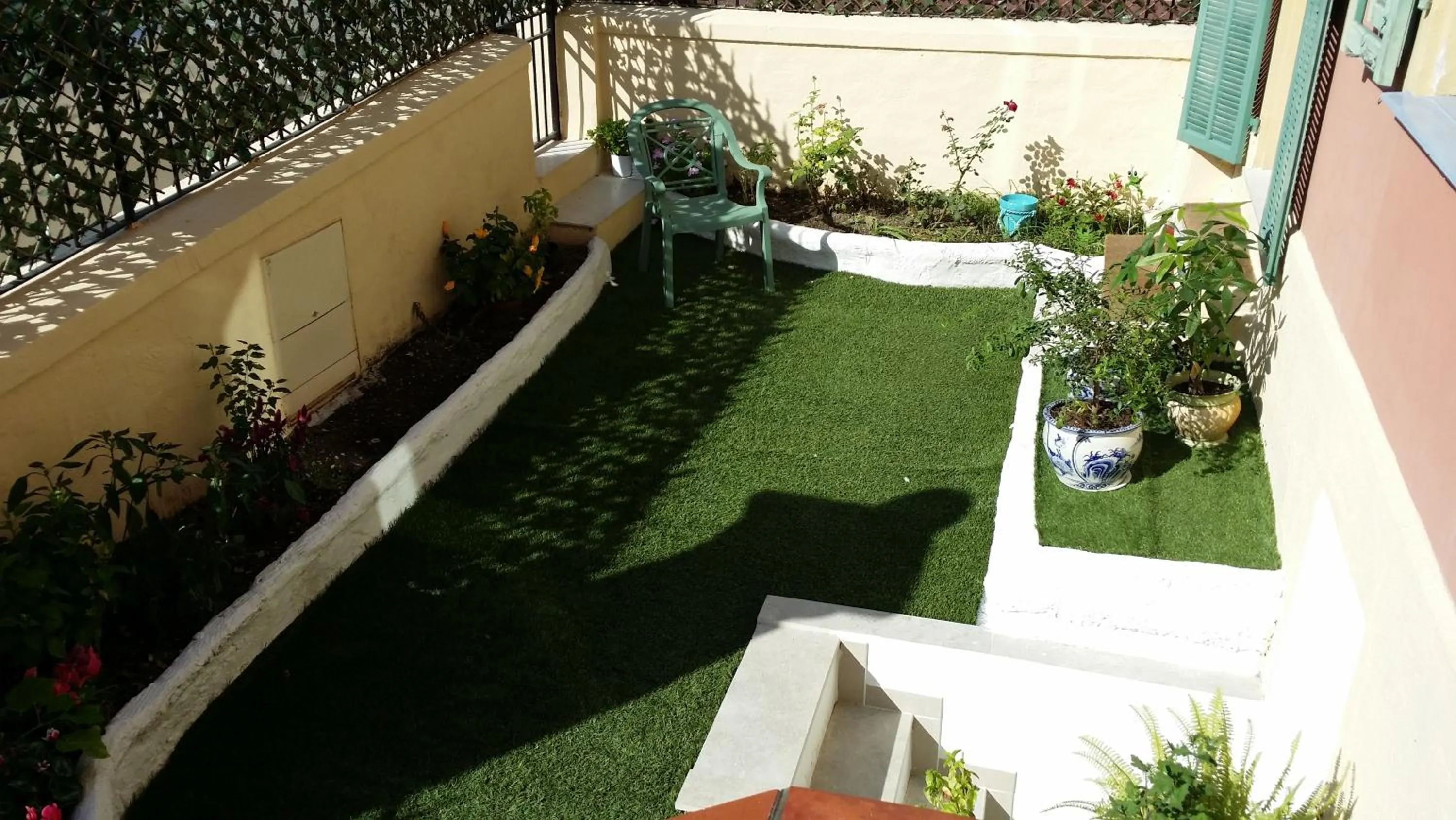 Patio in Hotel Marcellin