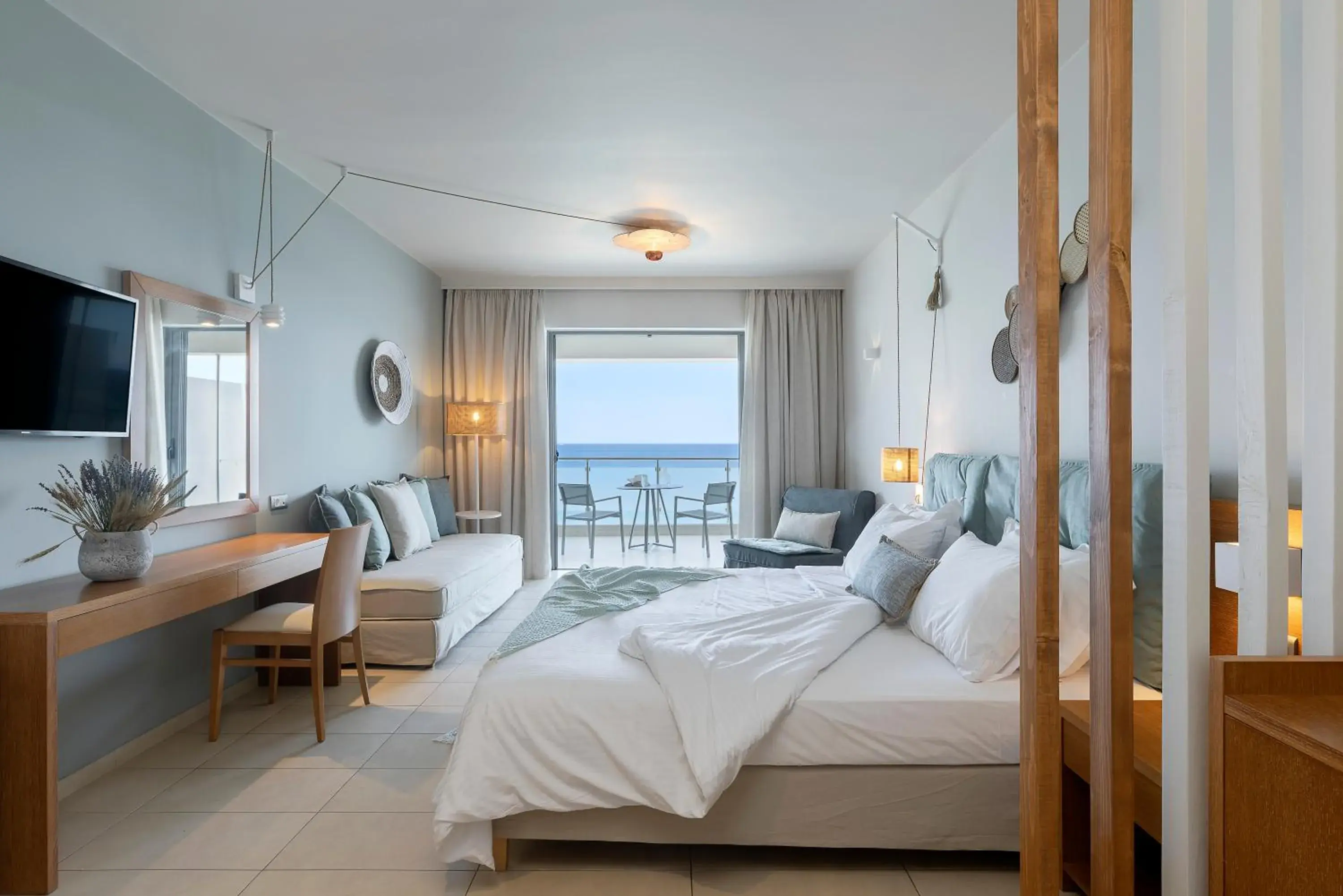 Superior Double or Twin Room with Sea View in Anastasia Hotel & Suites Mediterranean Comfort Superior Double or Twin Room with Sea View in Anastasia Hotel & Suites Mediterranean Comfort