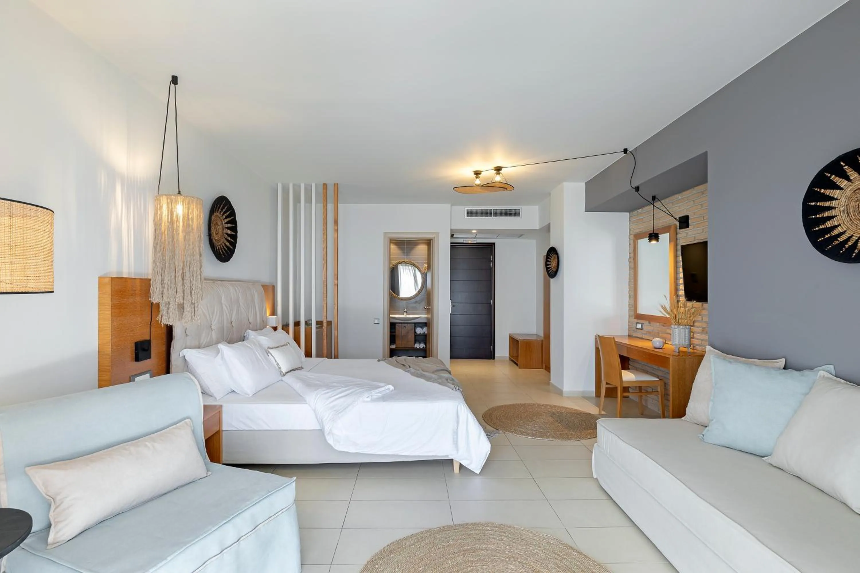 Bedroom, Bed in Anastasia Hotel & Suites Mediterranean Comfort