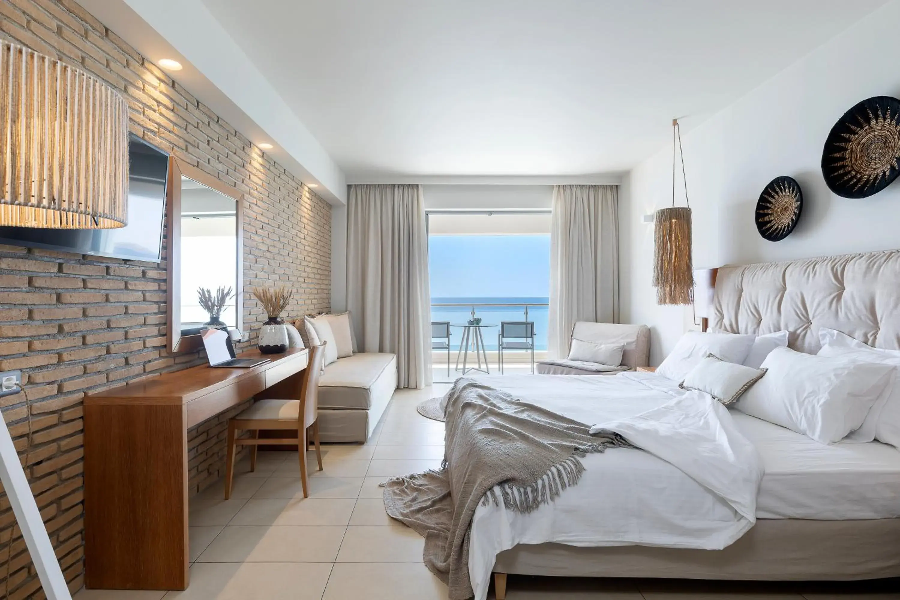 Superior Double or Twin Room with Sea View in Anastasia Hotel & Suites Mediterranean Comfort Superior Double or Twin Room with Sea View in Anastasia Hotel & Suites Mediterranean Comfort