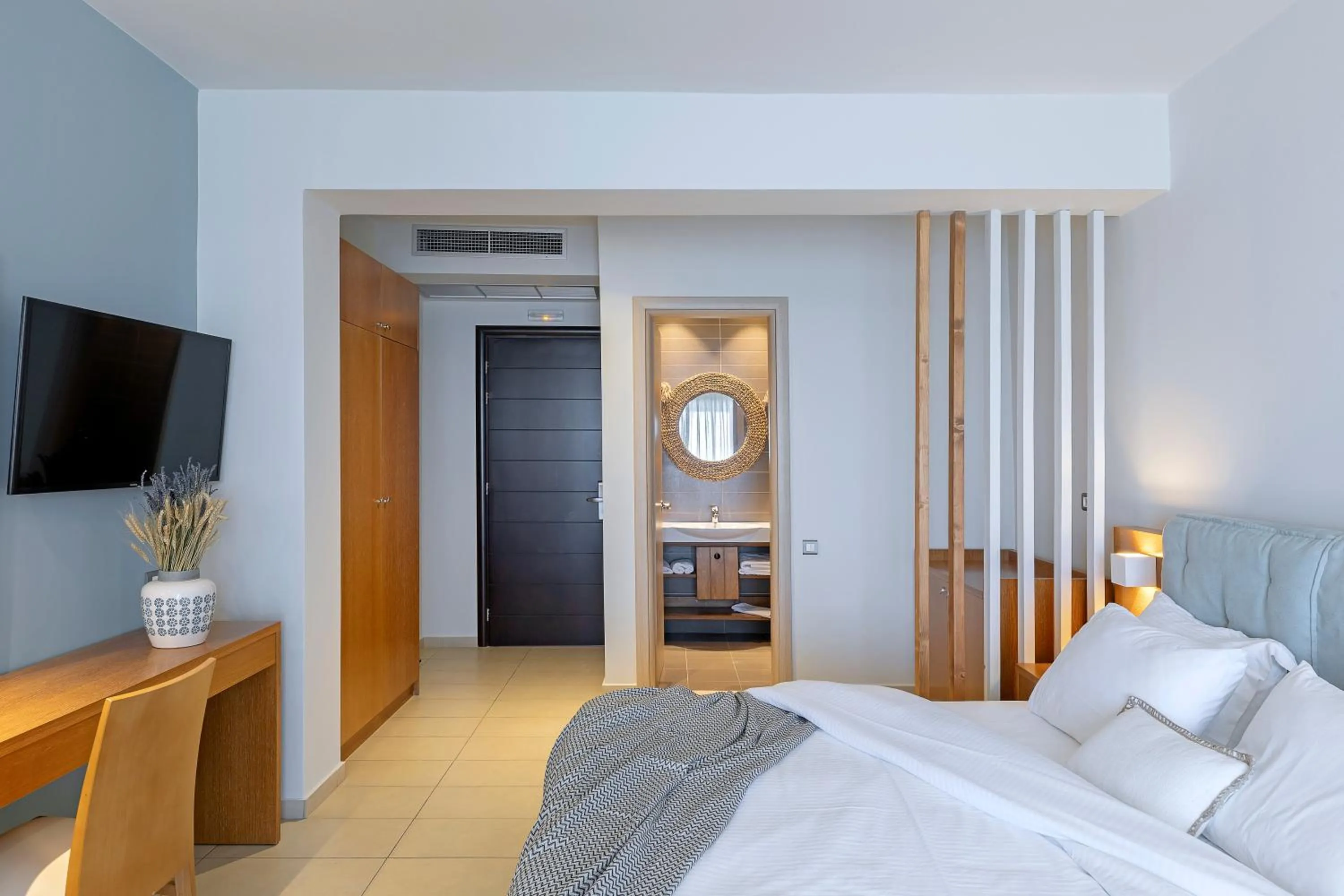 Bedroom, Bed in Anastasia Hotel & Suites Mediterranean Comfort