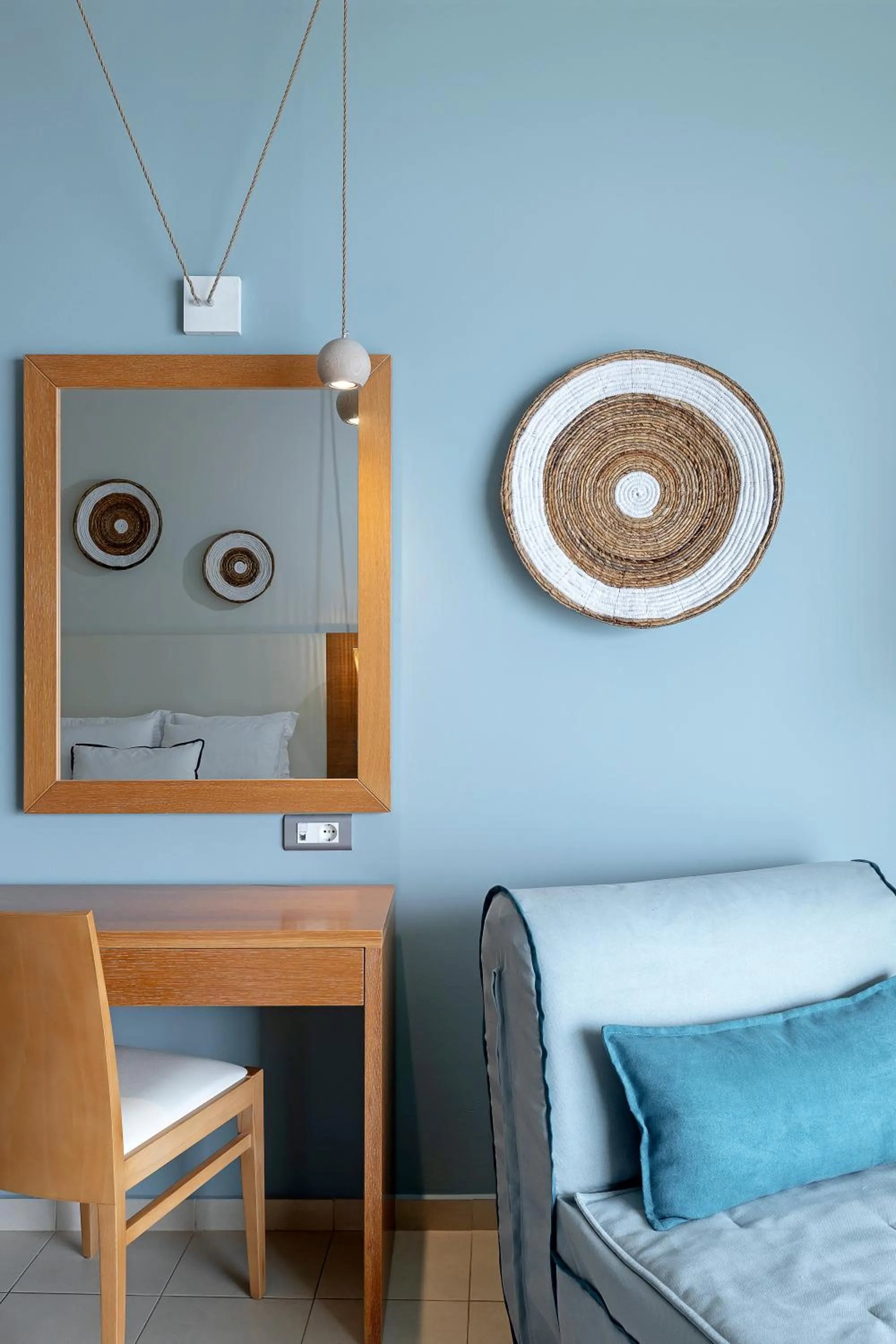 Seating area, Bed in Anastasia Hotel & Suites Mediterranean Comfort