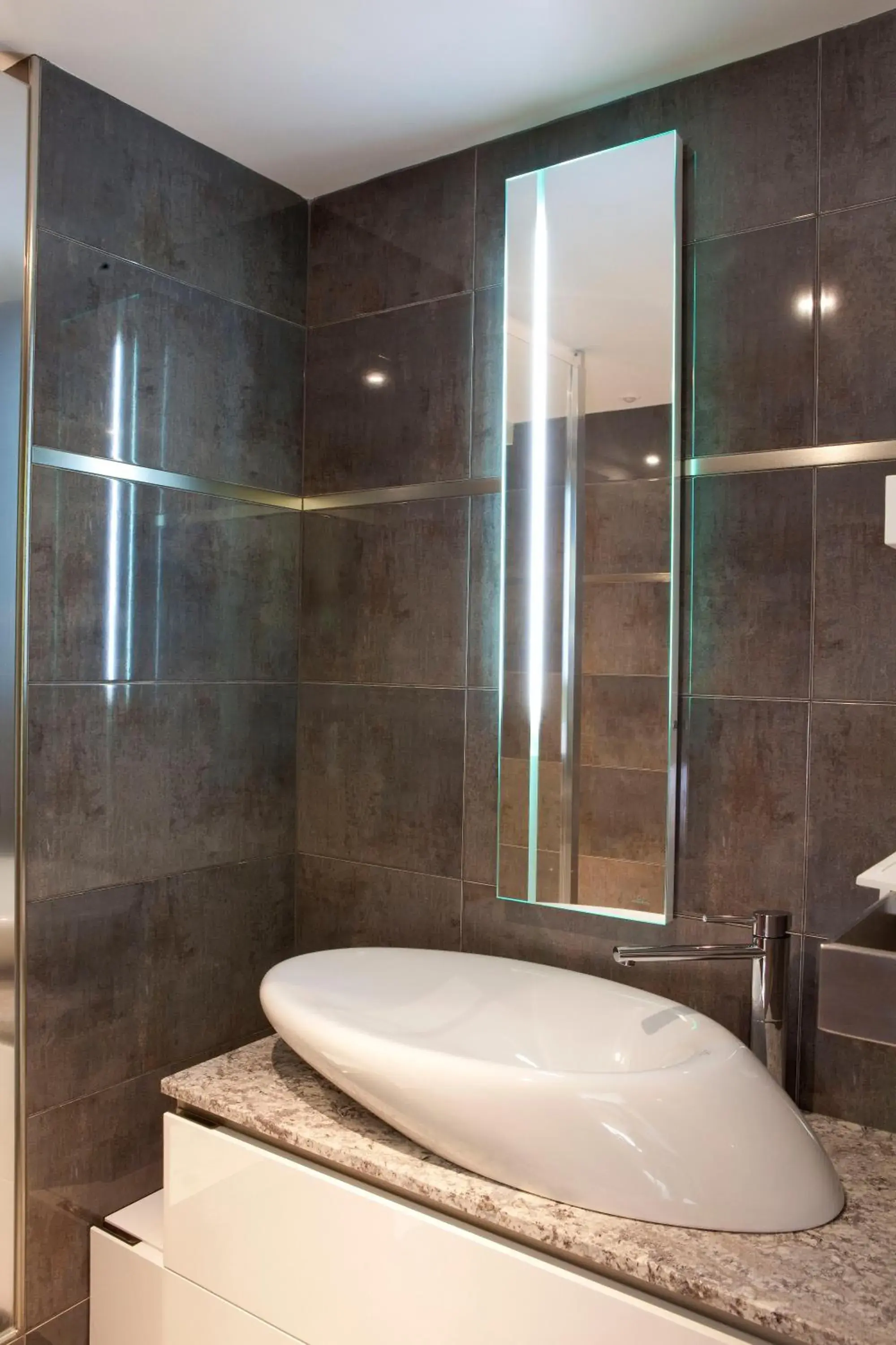 Bathroom in Logis La Source Bleue Bathroom in Logis La Source Bleue