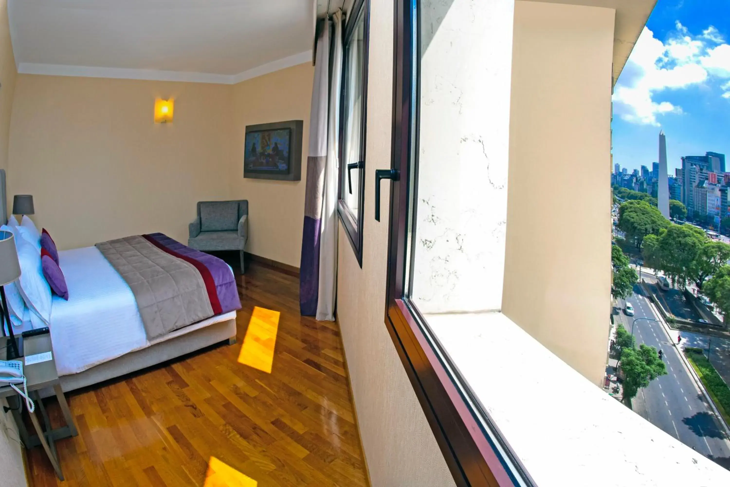 City view, Bed in Hotel Grand Brizo Buenos Aires City view, Bed in Hotel Grand Brizo Buenos Aires