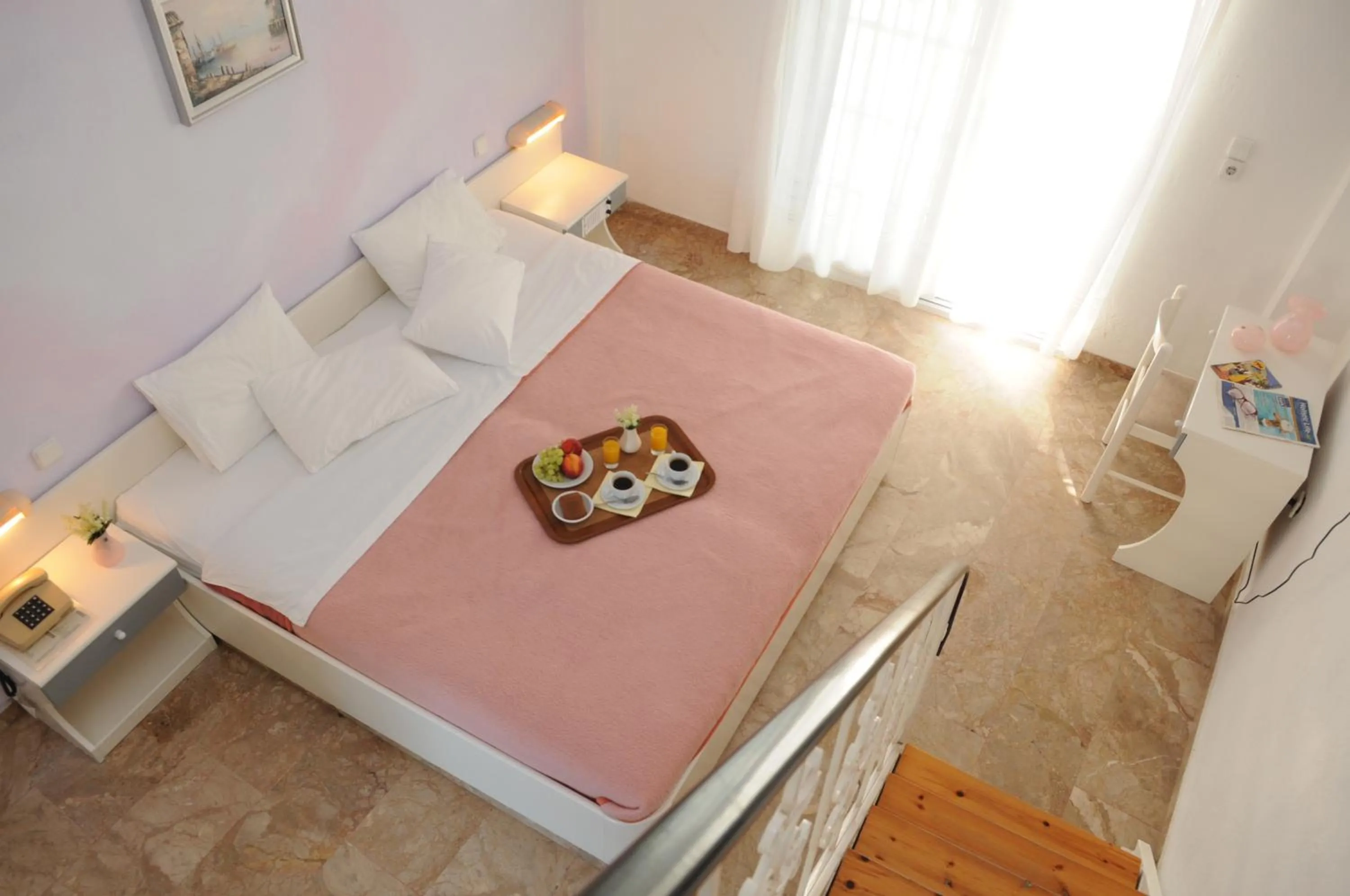 Bed in Pegasus Hotel