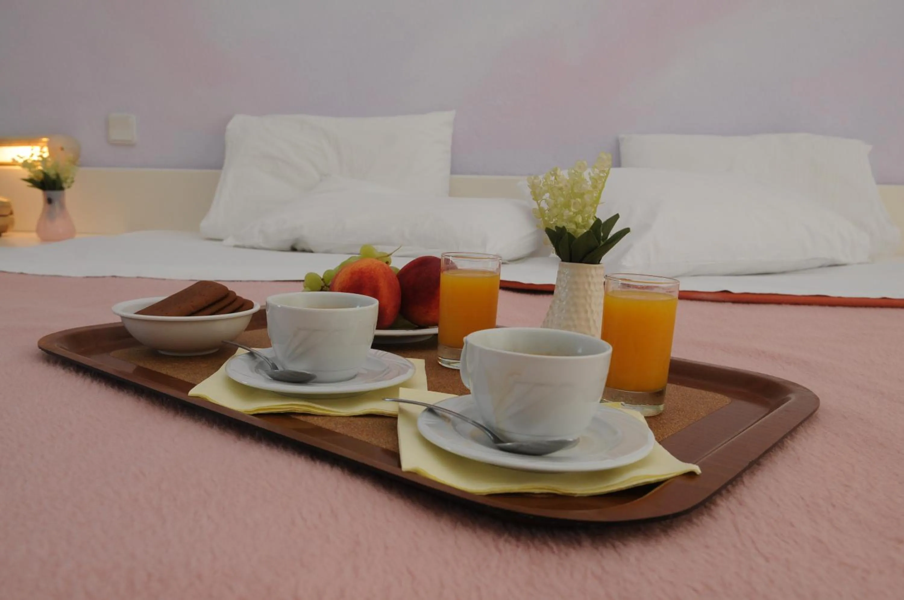 Bed in Pegasus Hotel
