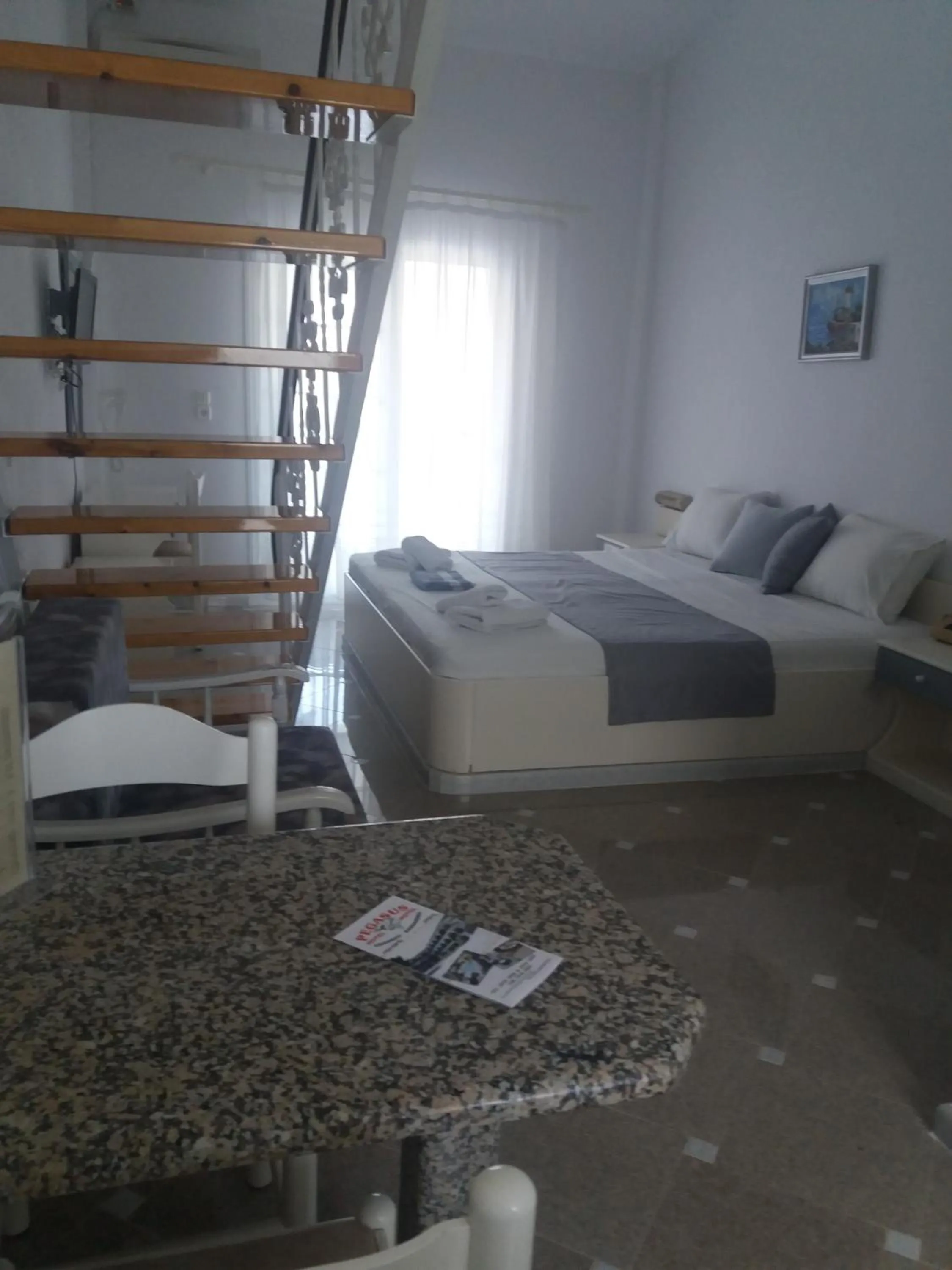 Bed in Pegasus Hotel
