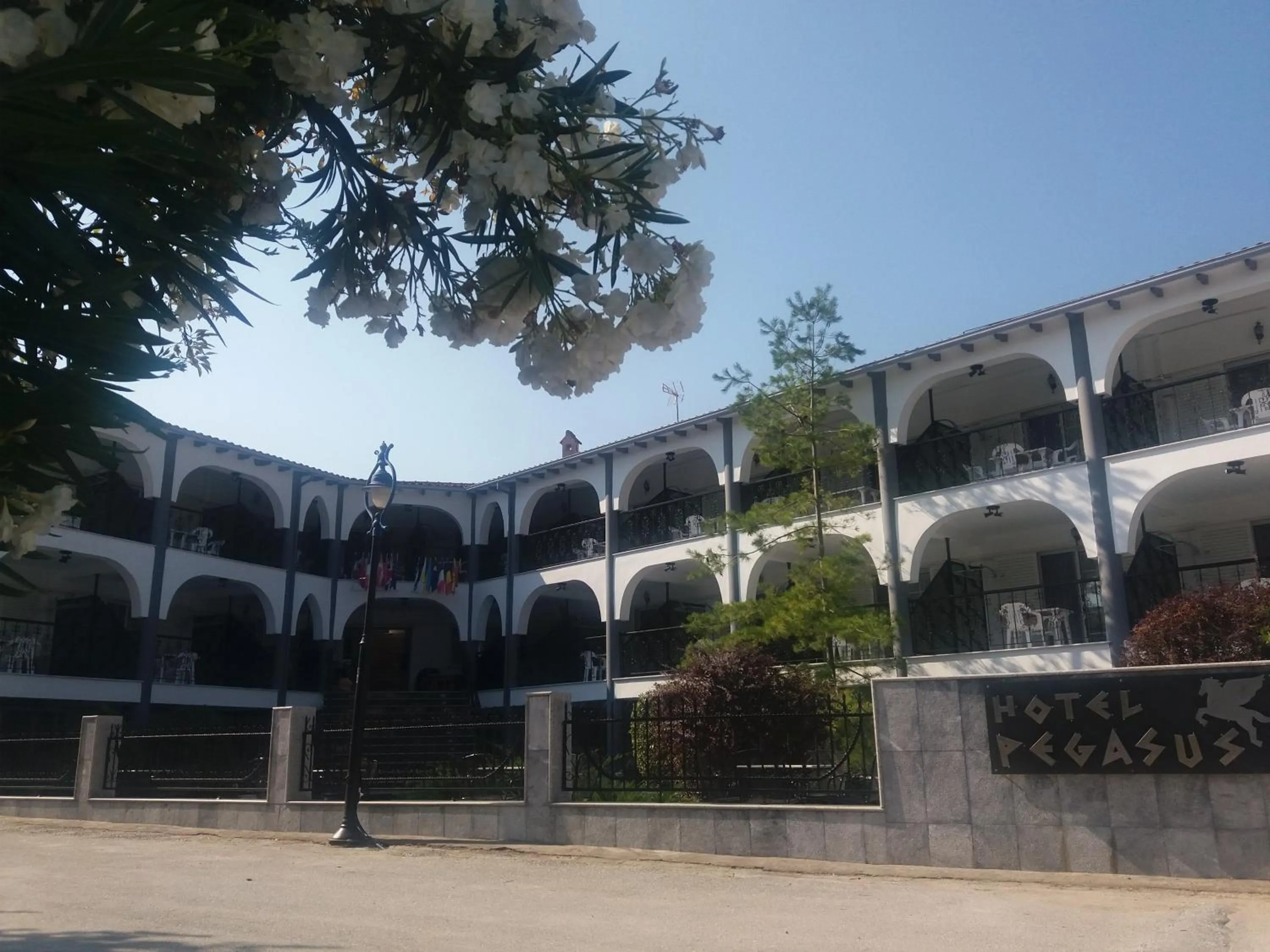 Facade/entrance in Pegasus Hotel