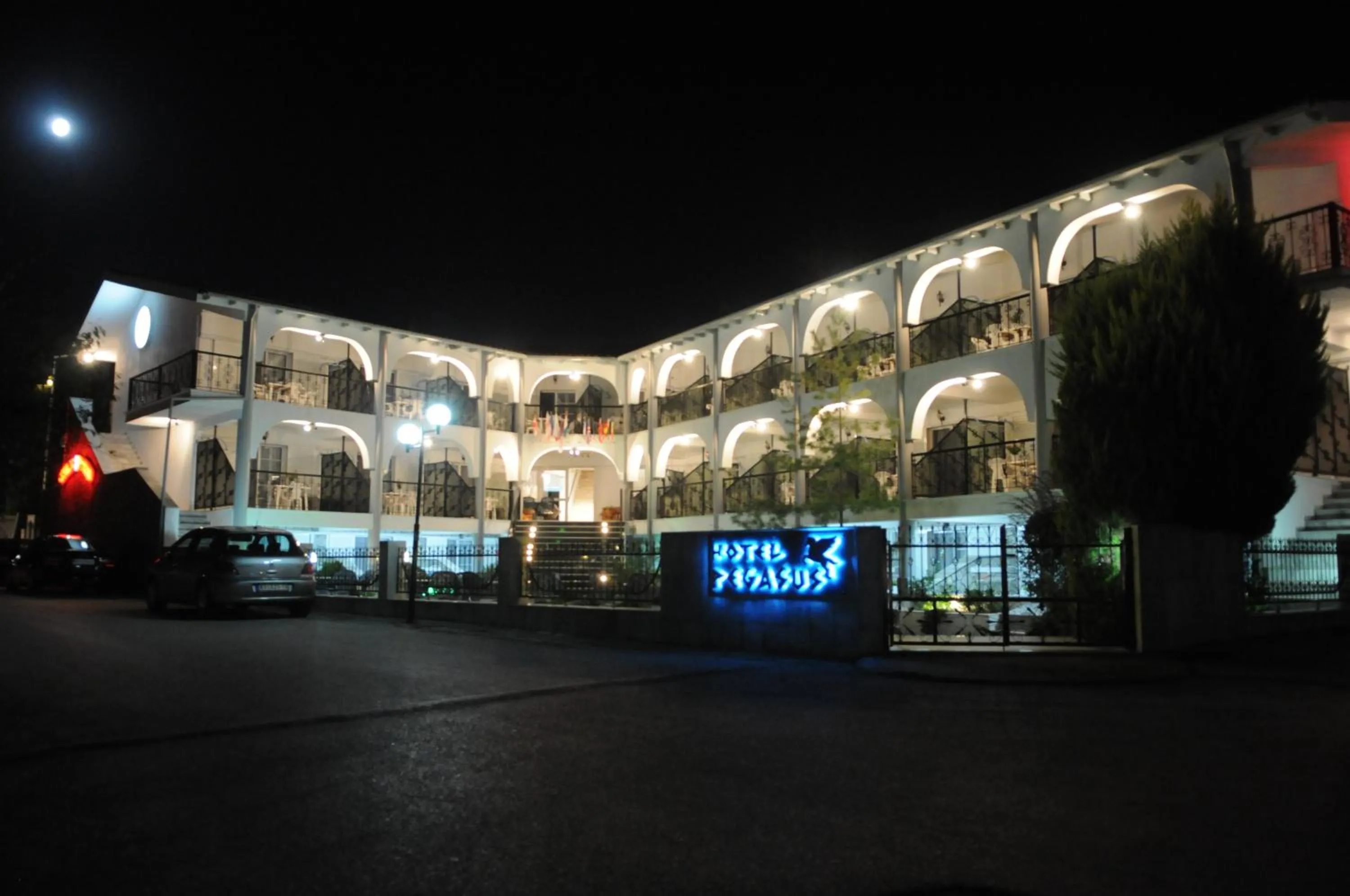 Facade/entrance in Pegasus Hotel