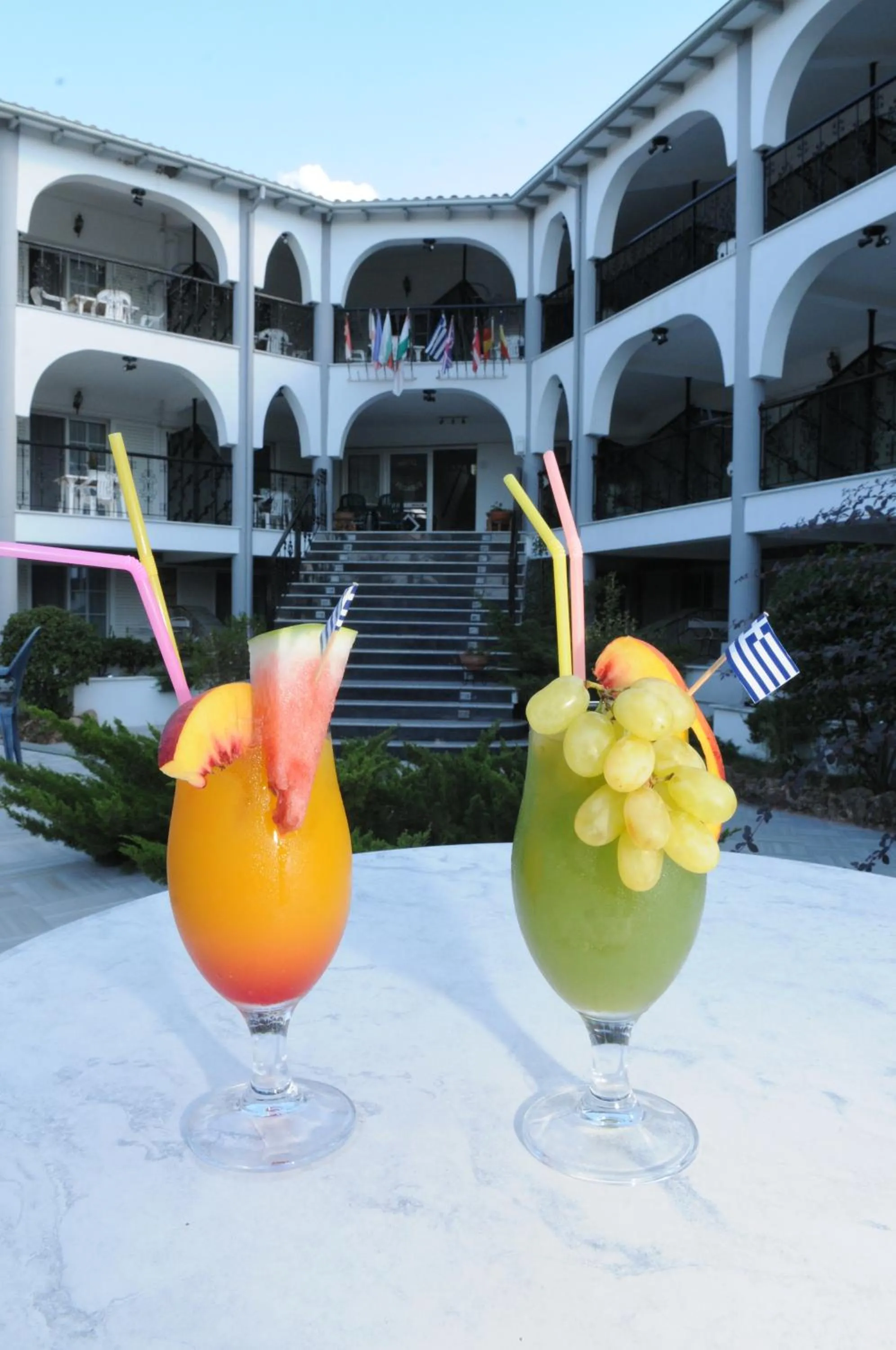 Drinks in Pegasus Hotel