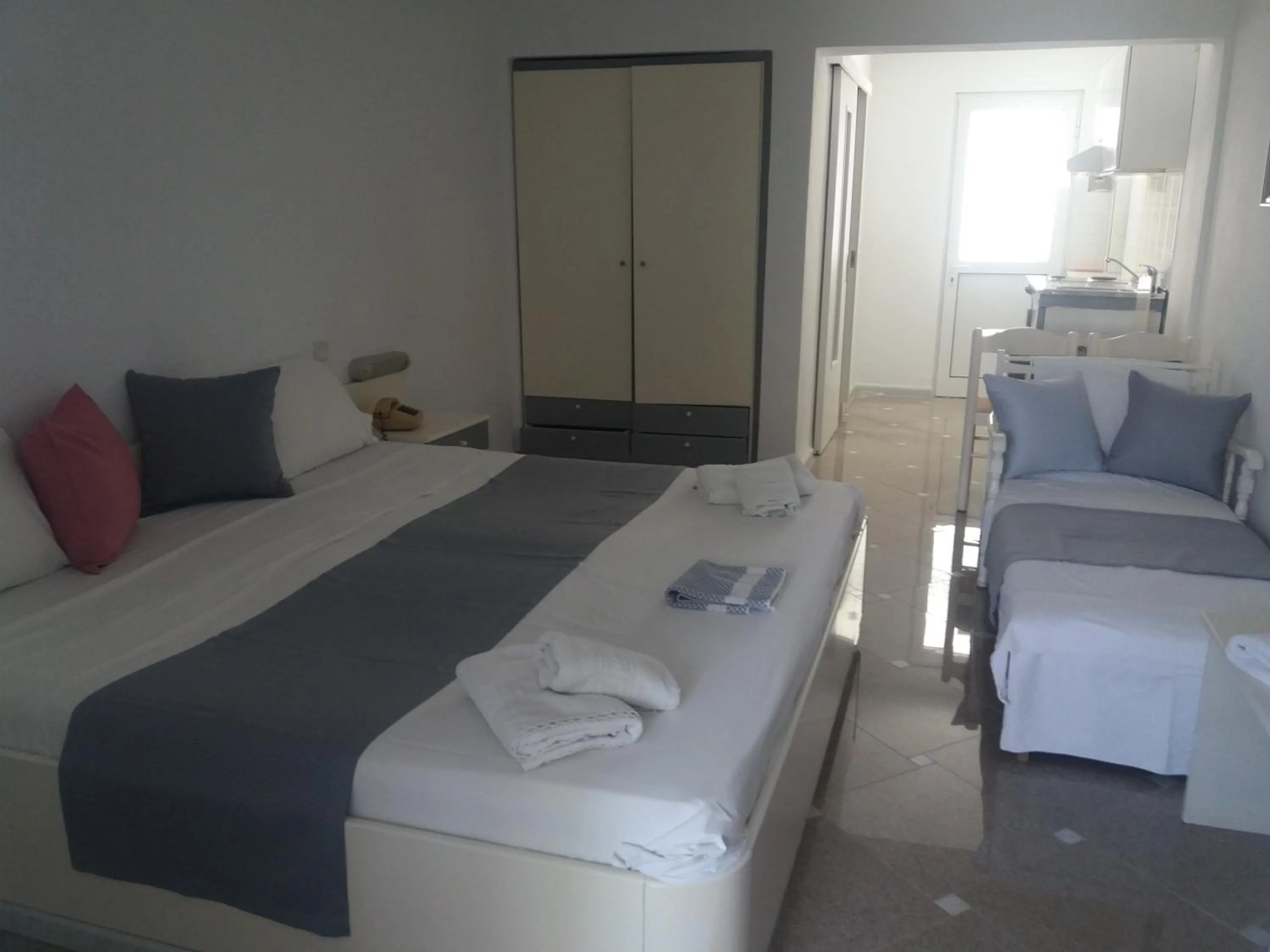 Bed in Pegasus Hotel