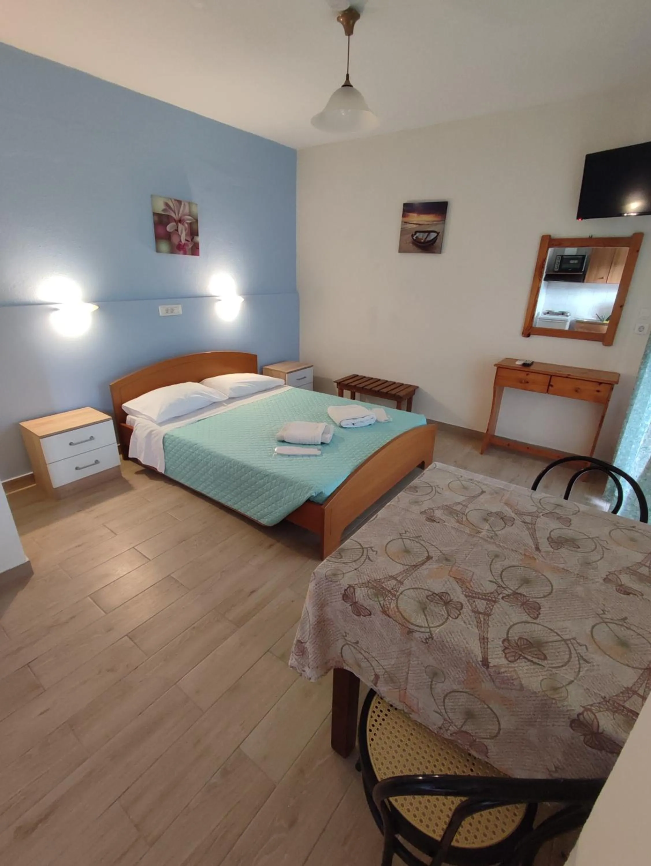 Bed in Villa Avra