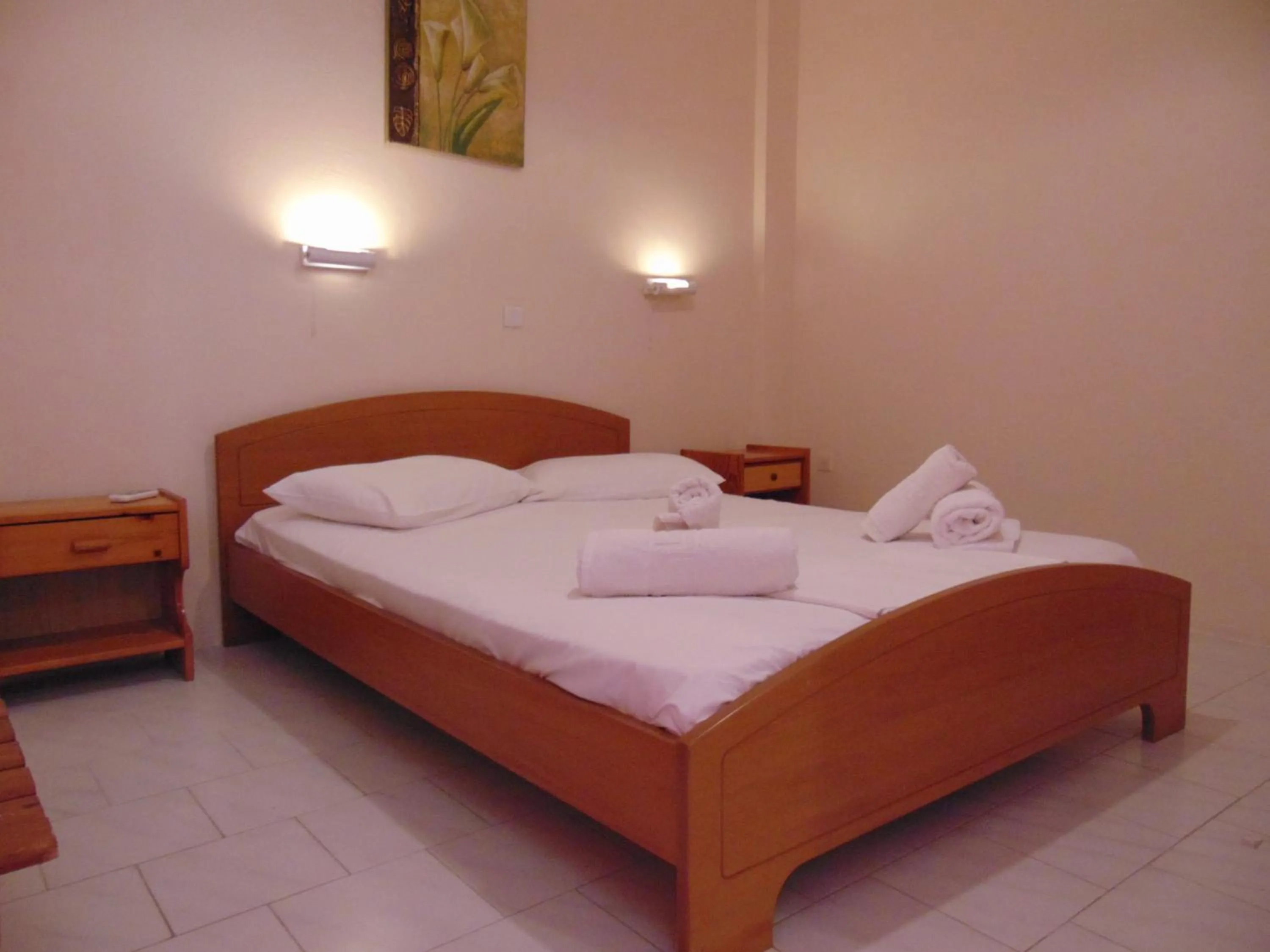 Bed in Villa Avra
