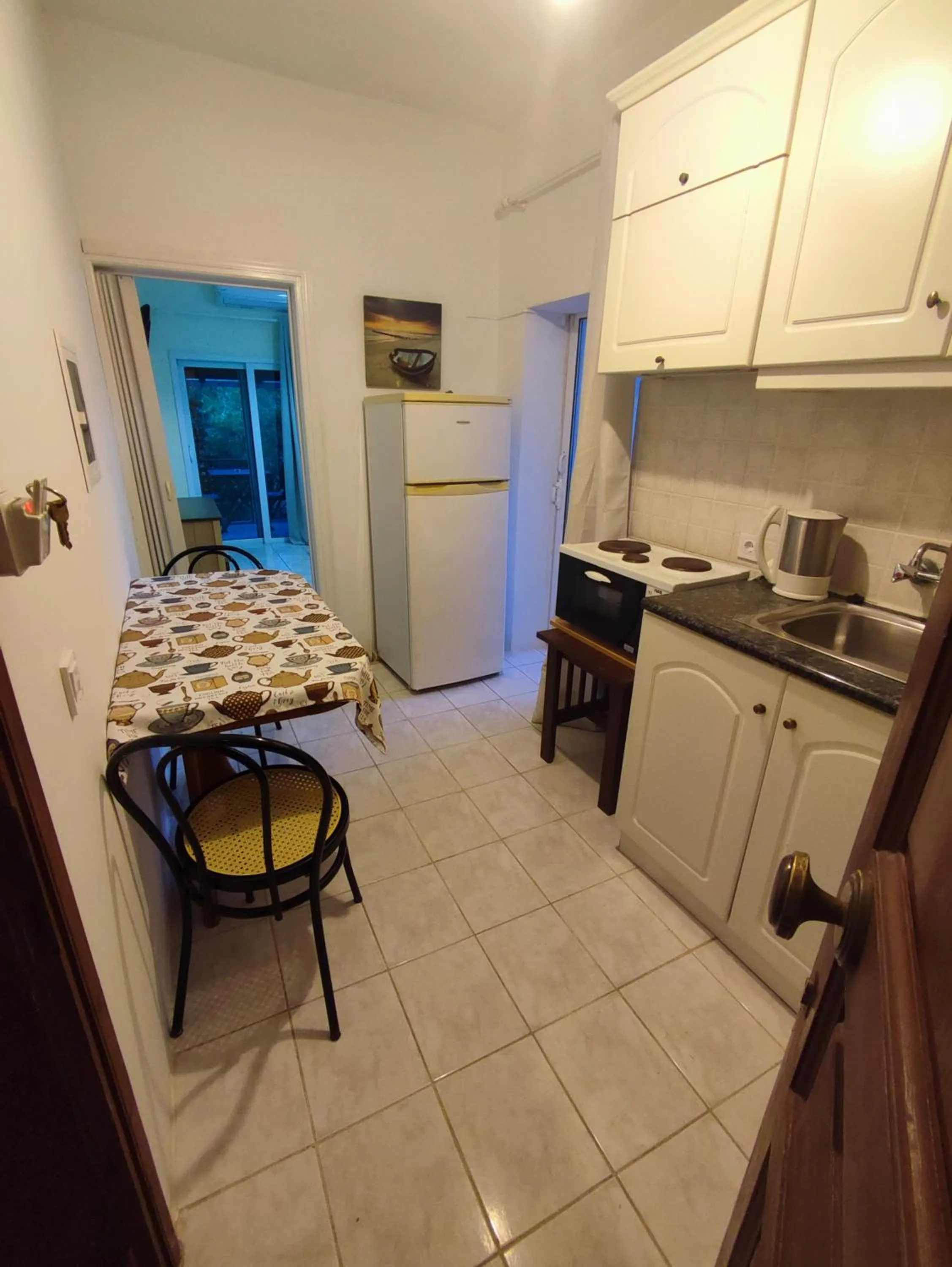 Kitchen or kitchenette in Villa Avra
