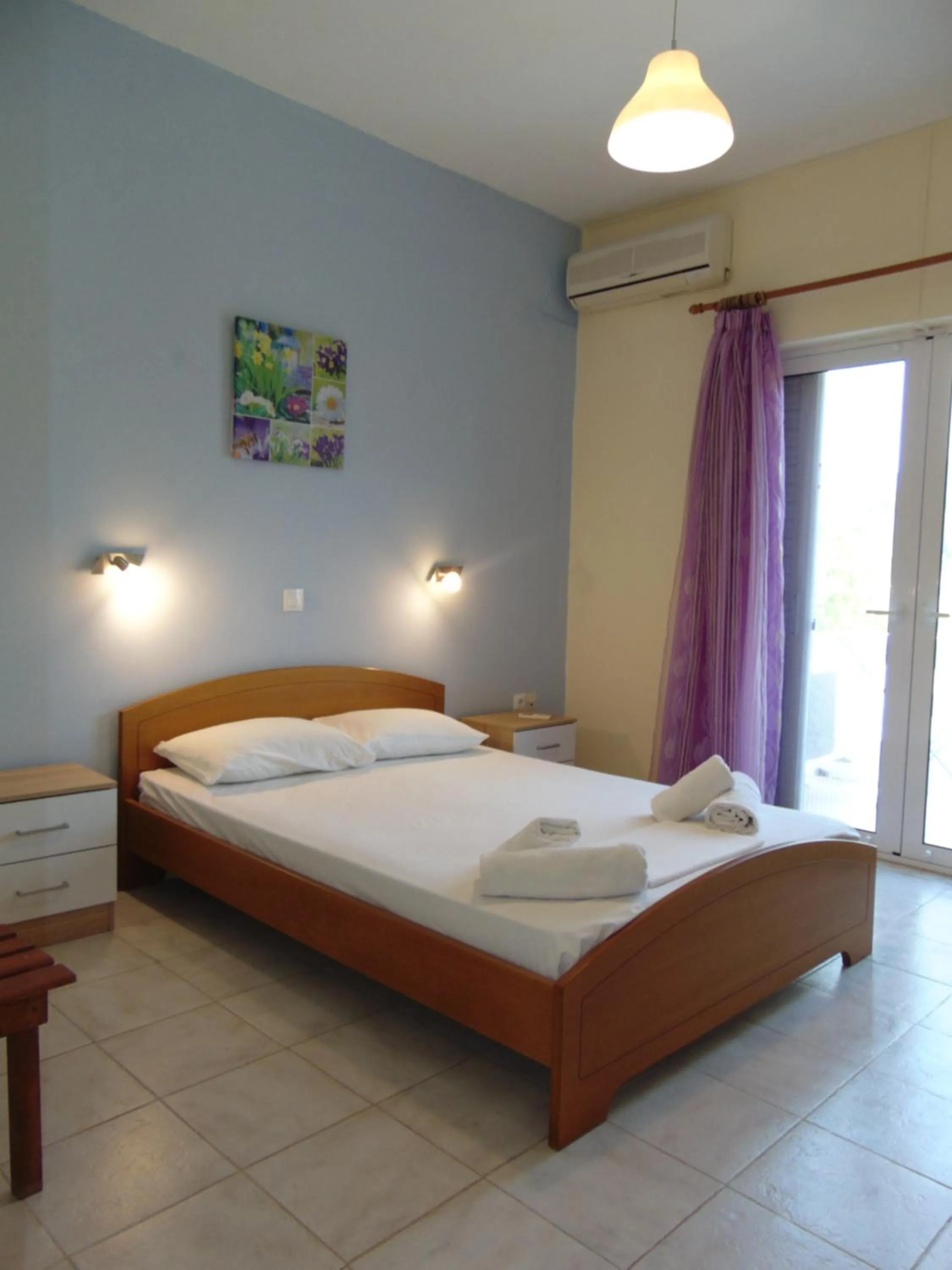 Bedroom, Bed in Villa Avra
