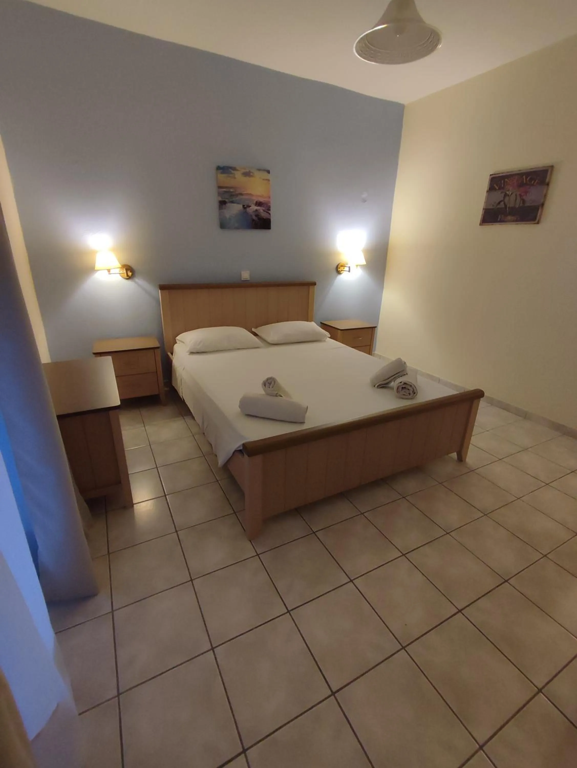 Bed in Villa Avra