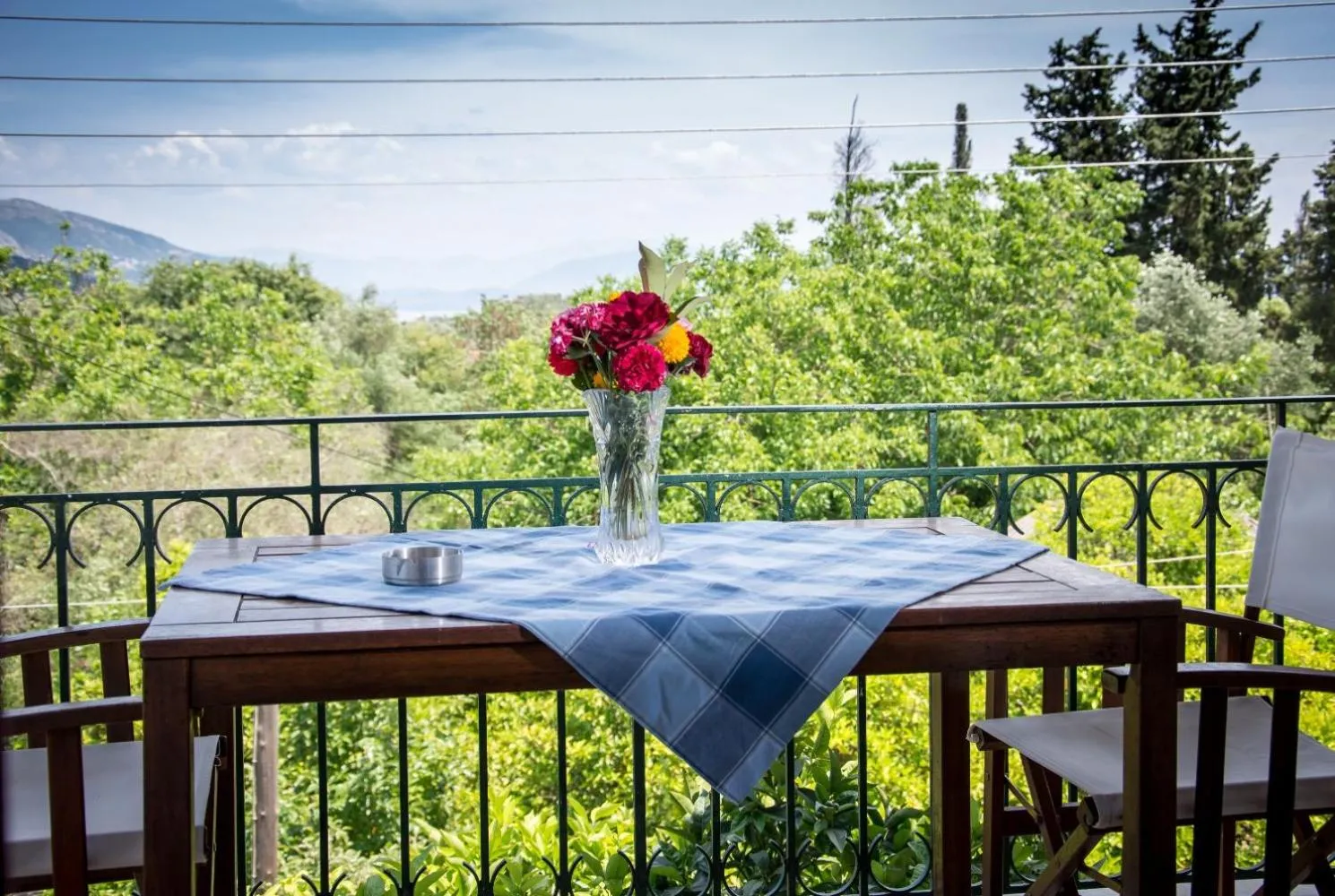 Balcony/Terrace in Villa Avra